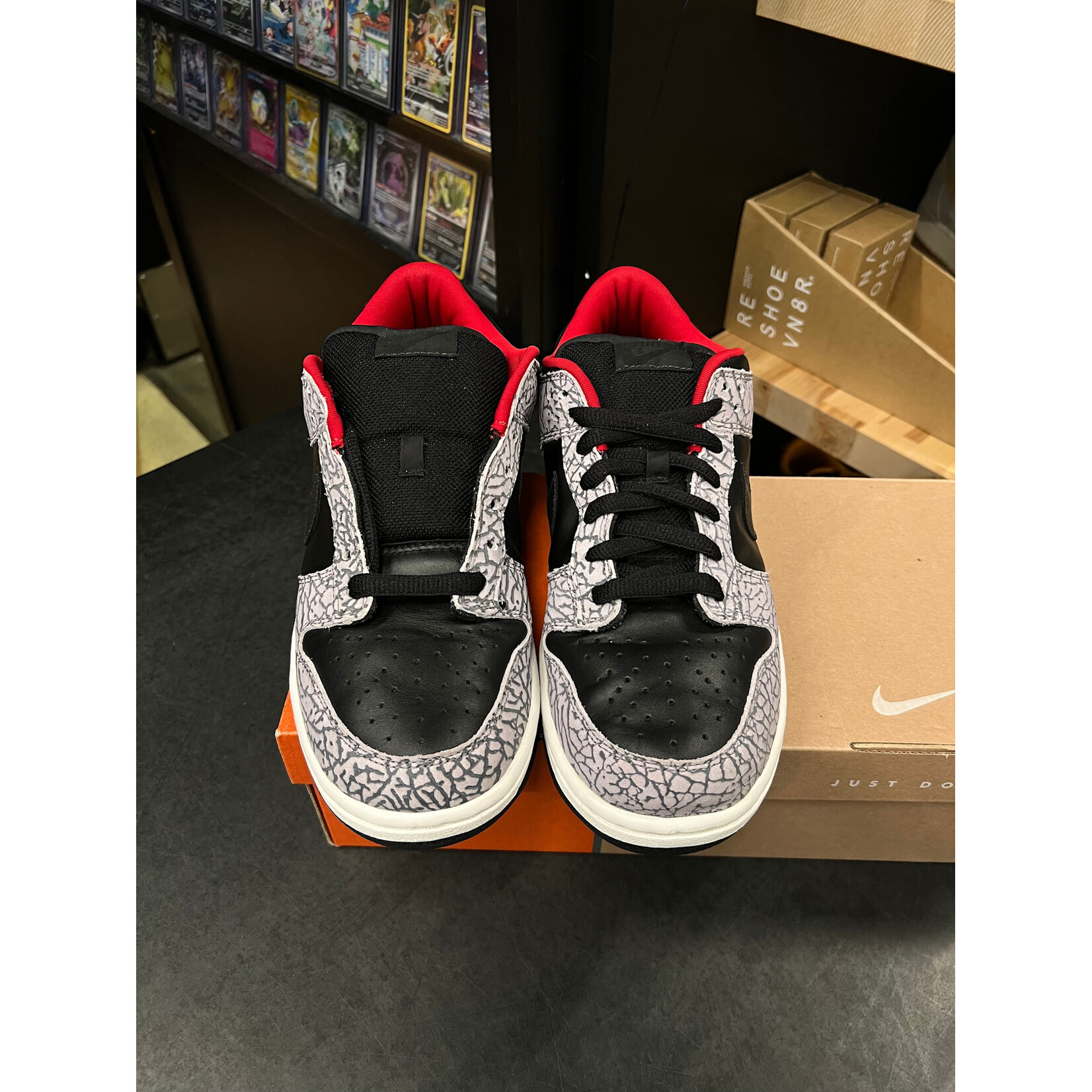 Nike Nike SB Dunk Low Supreme Black Cement (2002) Size 10, PREOWNED