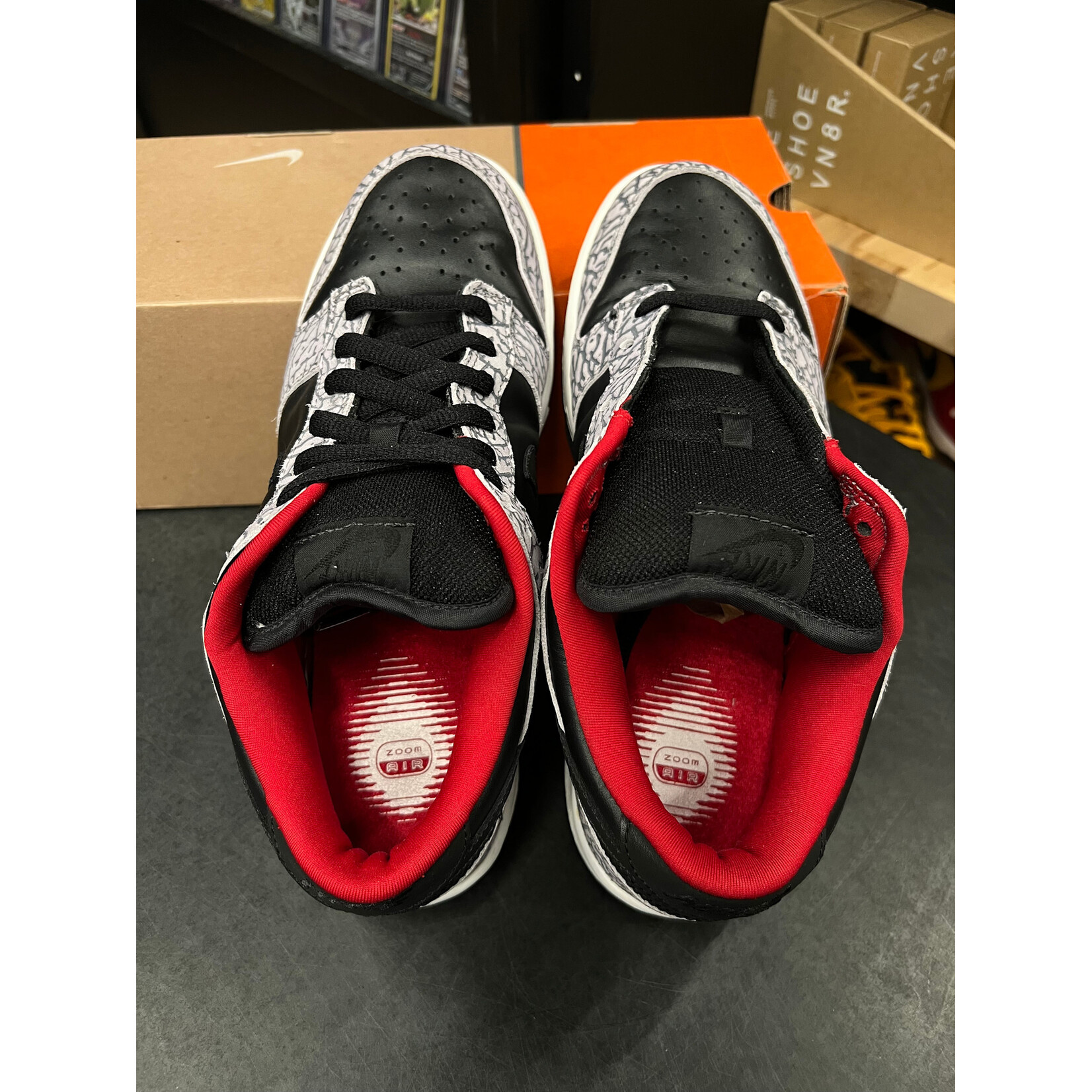 Nike Nike SB Dunk Low Supreme Black Cement (2002) Size 10, PREOWNED