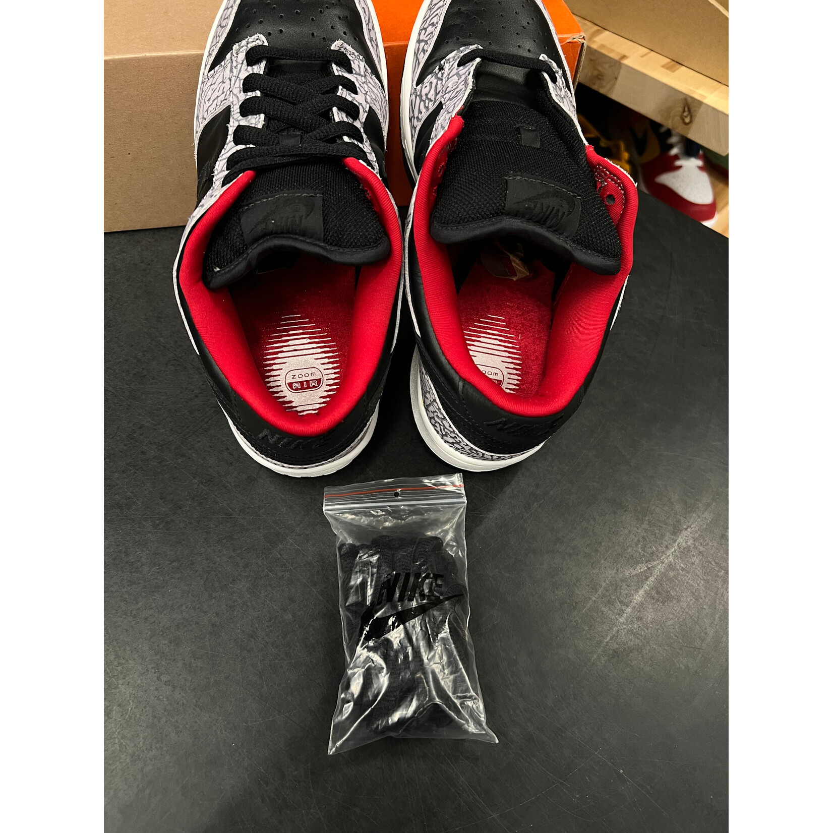 Nike Nike SB Dunk Low Supreme Black Cement (2002) Size 10, PREOWNED