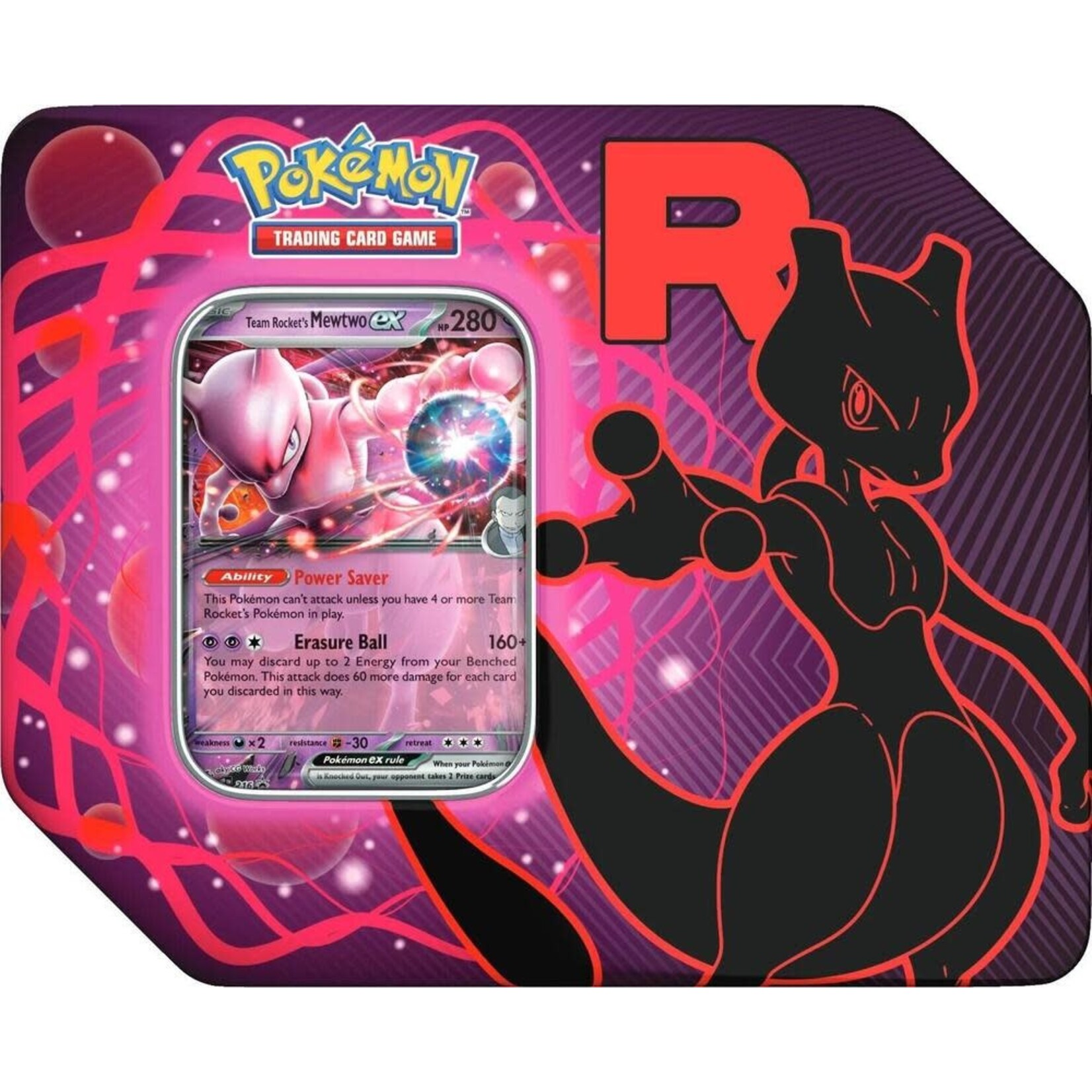 Pokémon Pokémon Team Rocket Tin Team Rocket's Mewtwo ex Pokemon