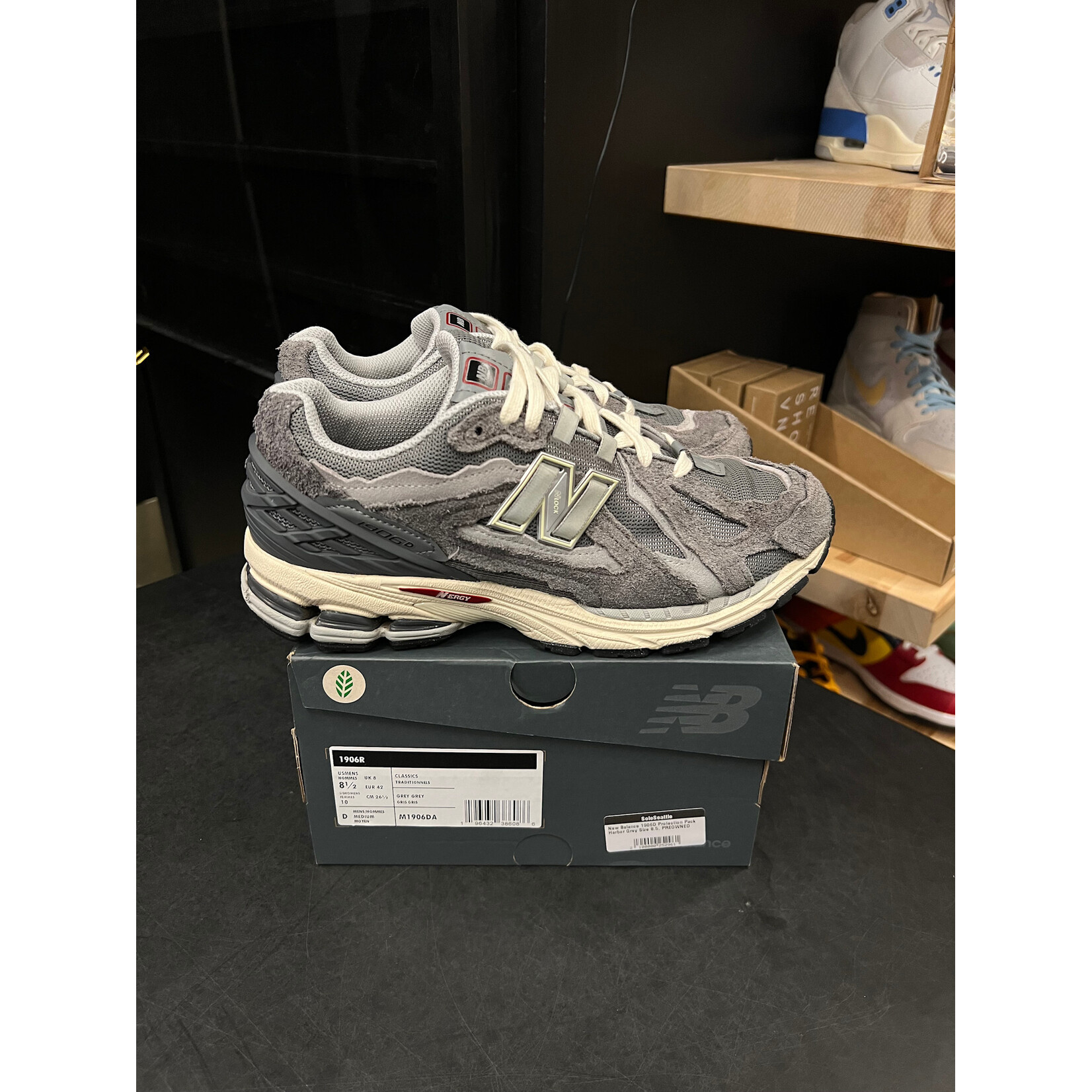 New New Balance 1906D Protection Pack Harbor Grey Size 8.5, PREOWNED
