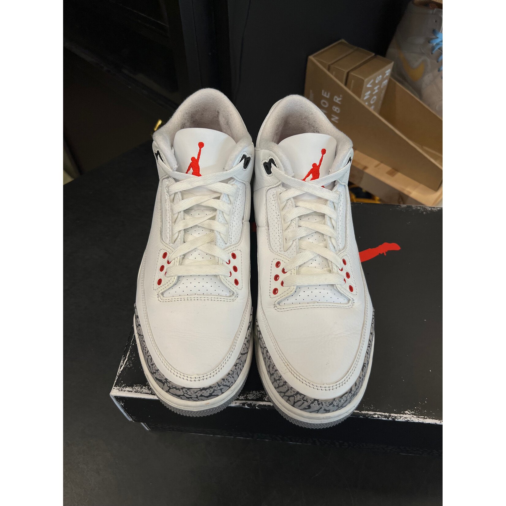 Jordan Jordan 3 Retro White Cement Reimagined Size 9, PREOWNED
