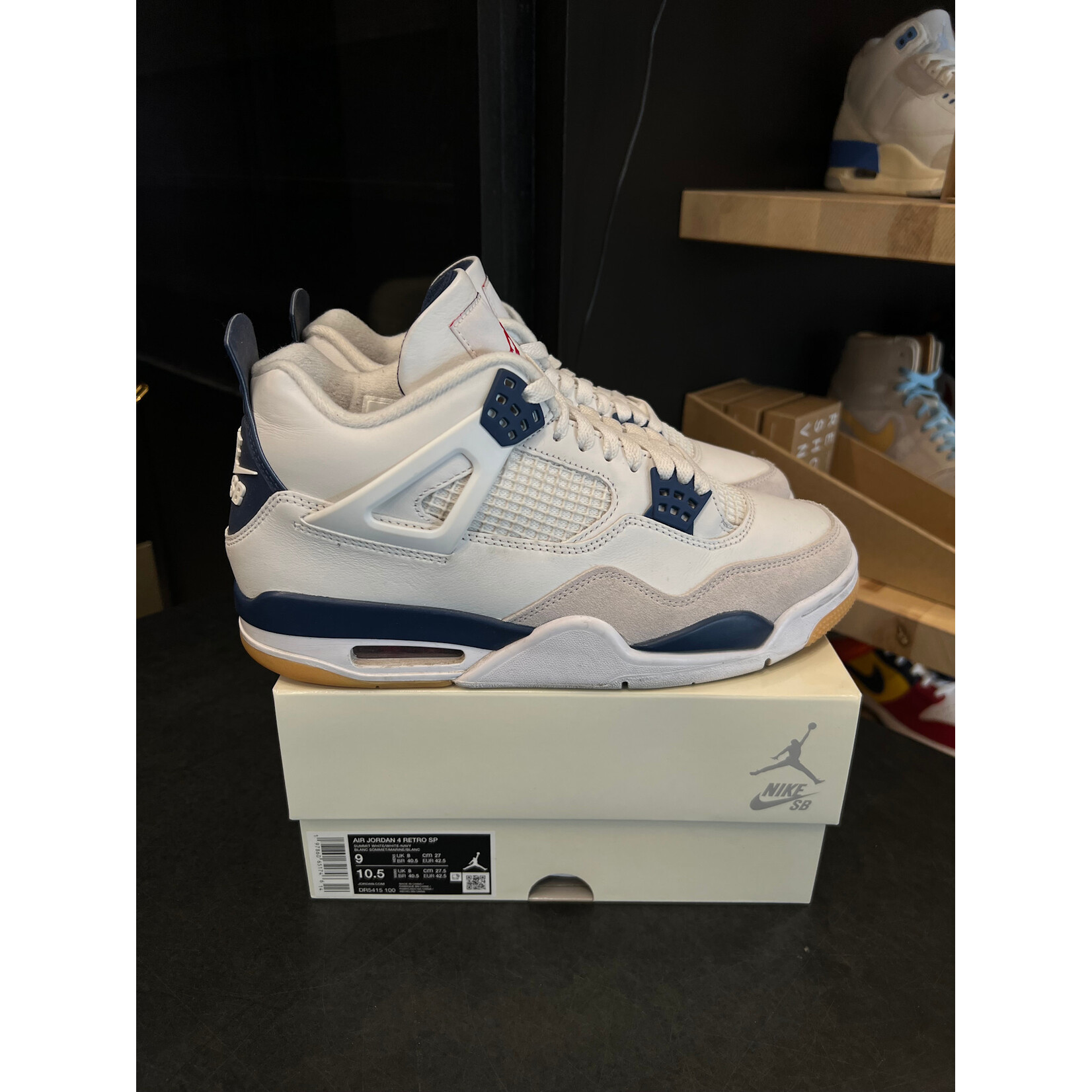 Jordan Jordan 4 Retro SB Navy Size 9, PREOWNED
