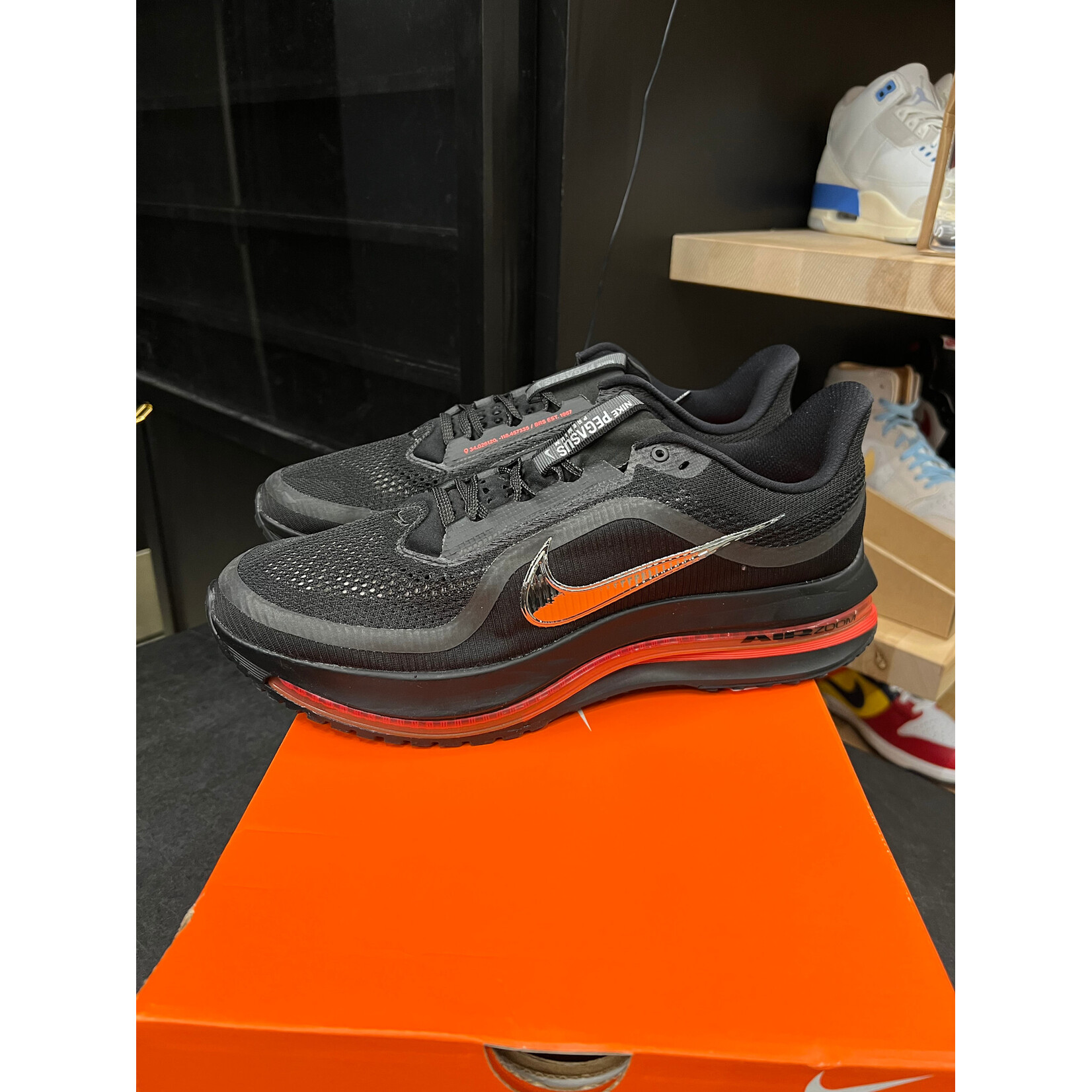 Nike Nike Air Zoom Pegasus Premium Black Bright Crimson Size 13, PREOWNED