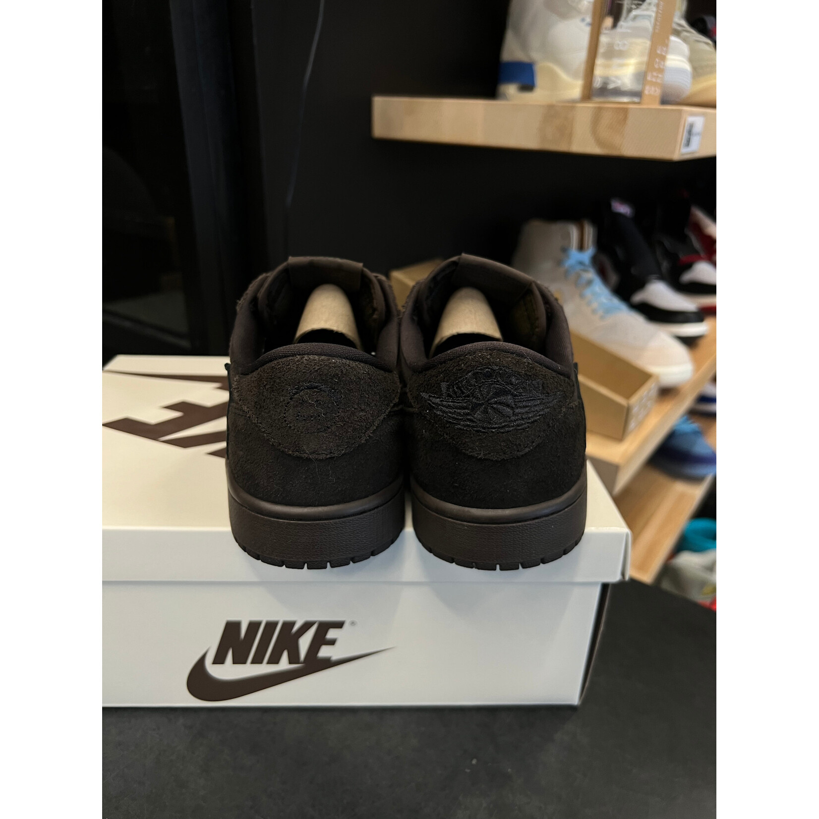 Jordan Jordan 1 Retro Low OG SP Travis Scott Velvet Brown Size 9, PREOWNED