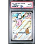 2024 2024 Pokemon Scarlet and Violet Twilight Masquerade Illustration Rare Chansey #187 PSA 10