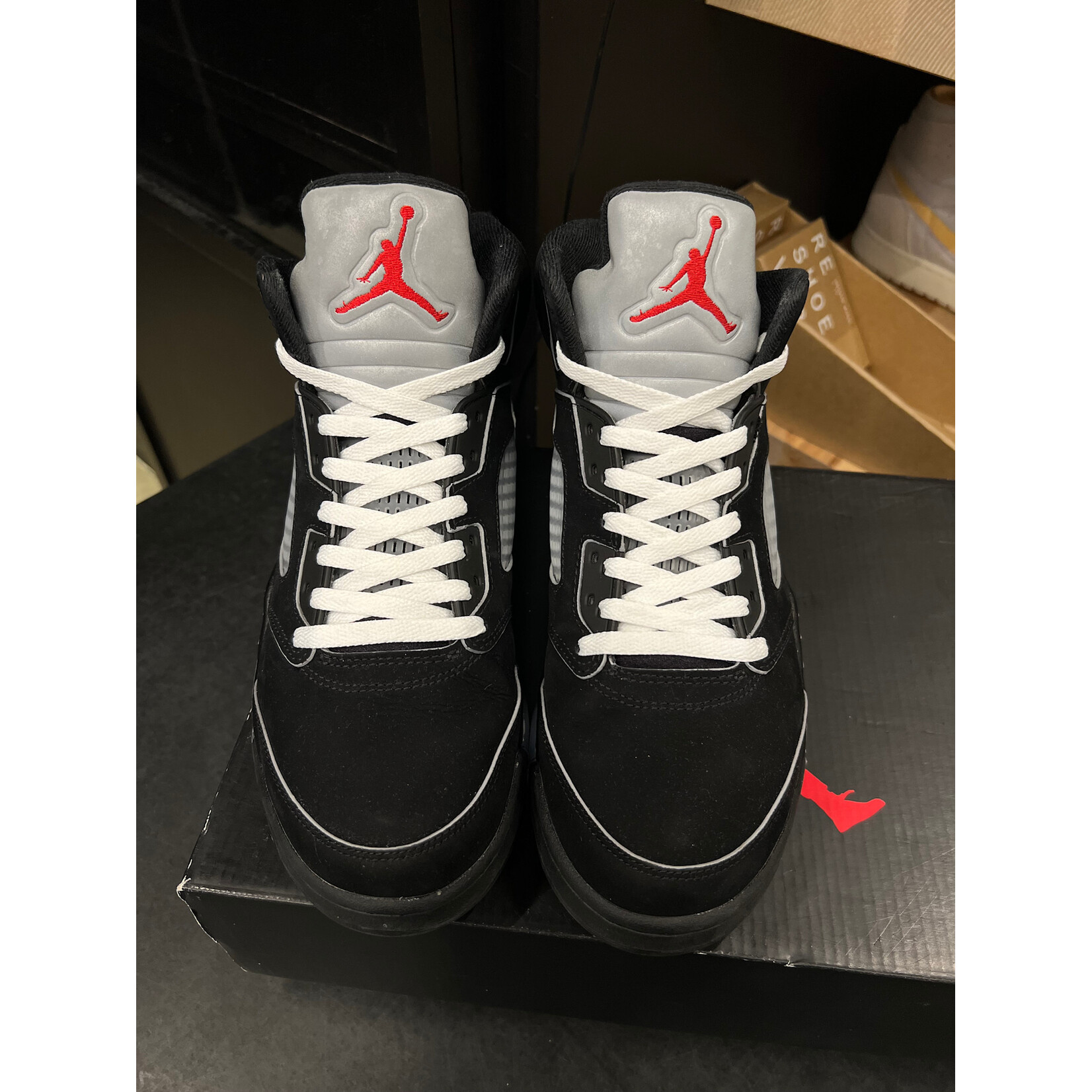 Jordan Jordan 5 Retro OG Black Metallic Reimagined Size 9, PREOWNED