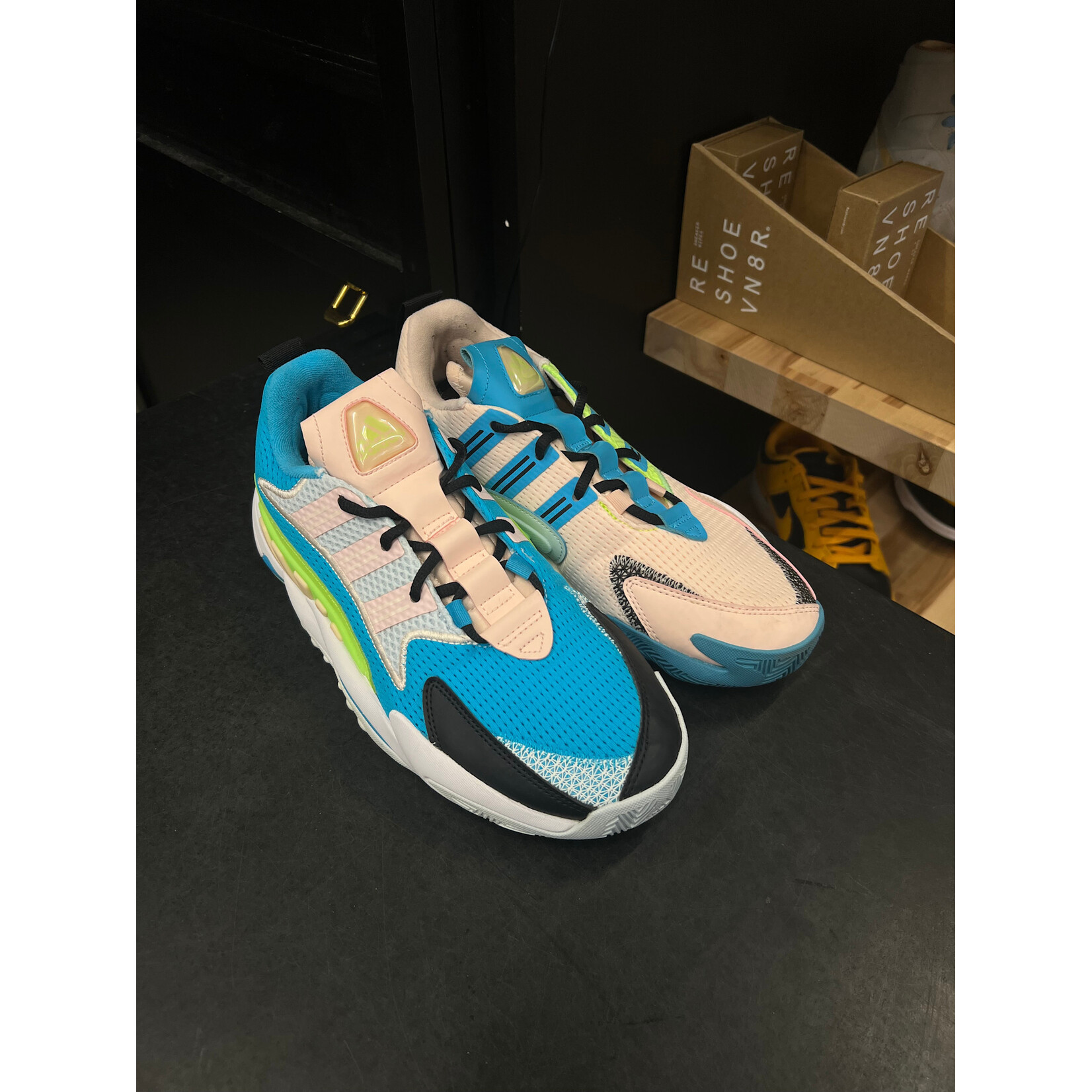 Adidas adidas Crazy BYW X 2.0 Cyan Pink Tint Size 8.5, PREOWNED