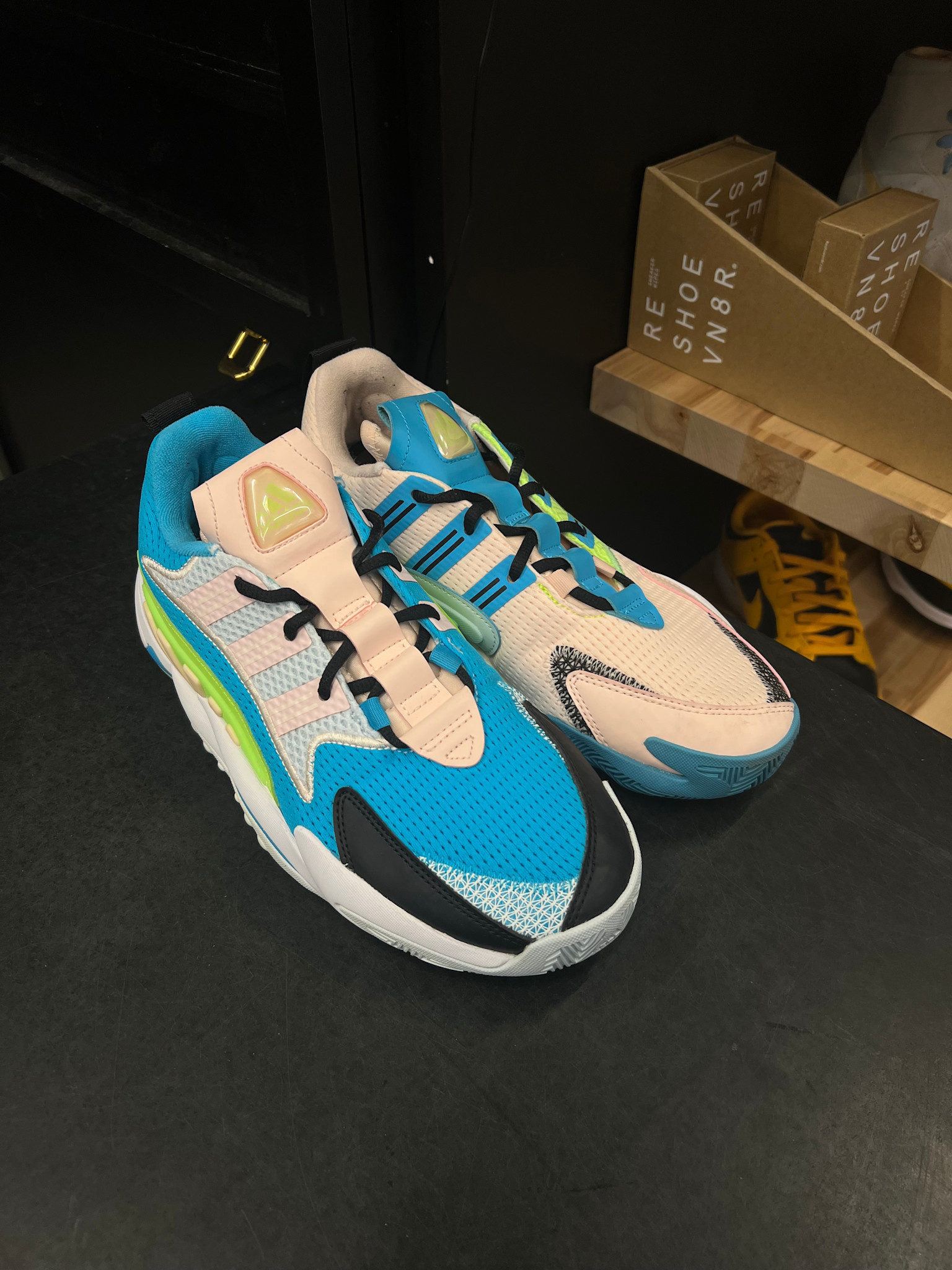 Adidas adidas Crazy BYW X 2.0 Cyan Pink Tint Size 8.5, PREOWNED