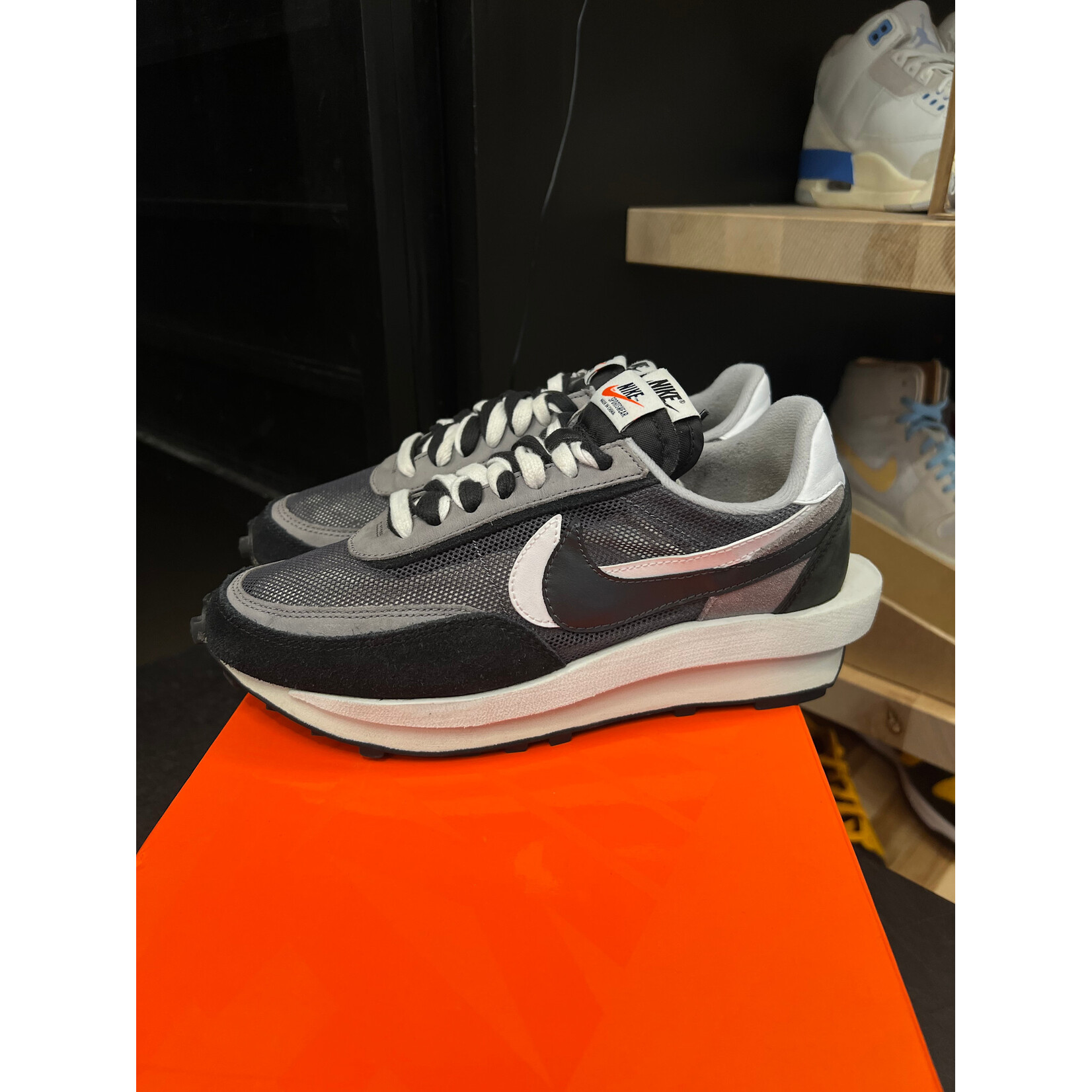Nike Nike LD Waffle sacai Black Size 8, PREOWNED