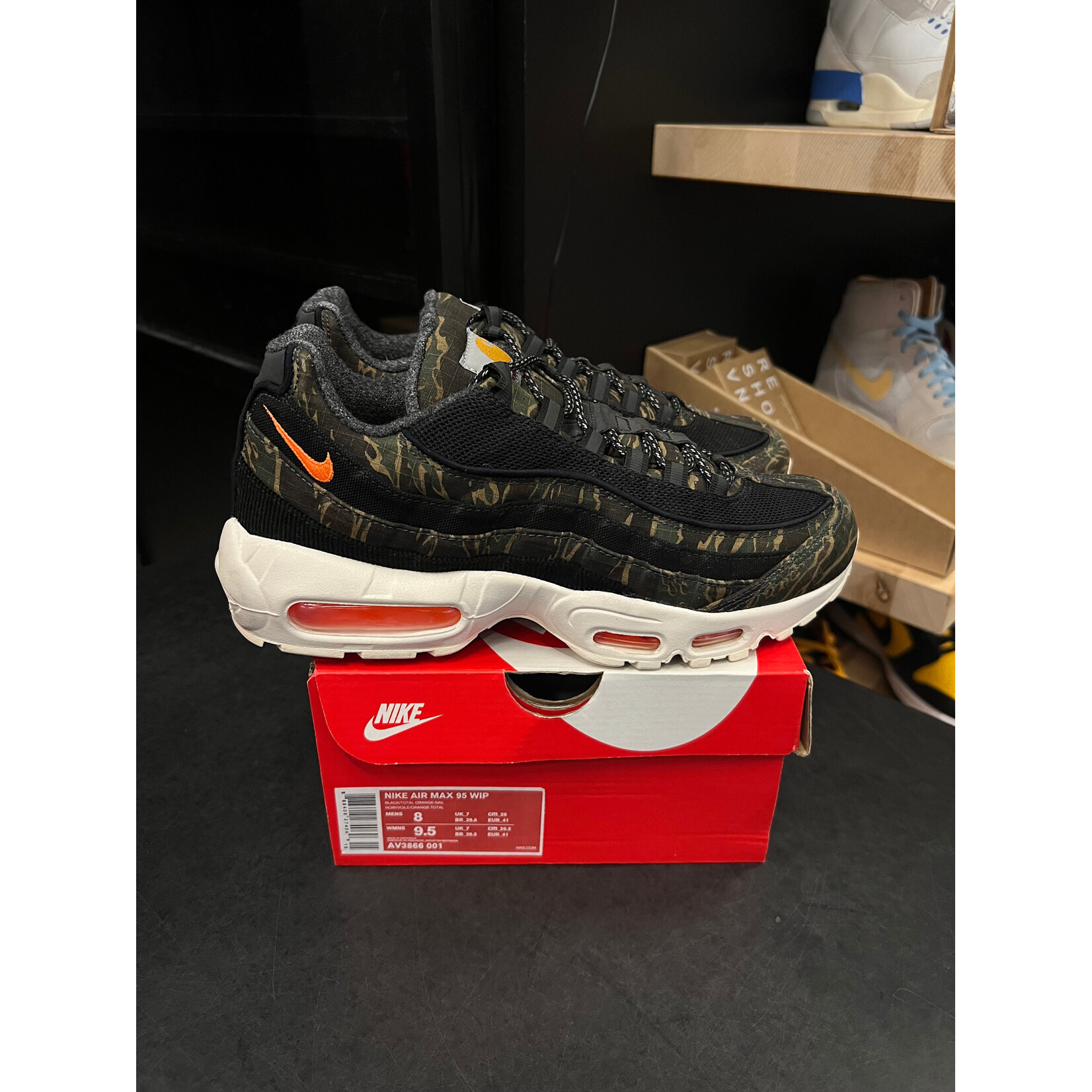 Nike Nike Air Max 95 Carhartt WIP Camo Size 8, PREOWNED