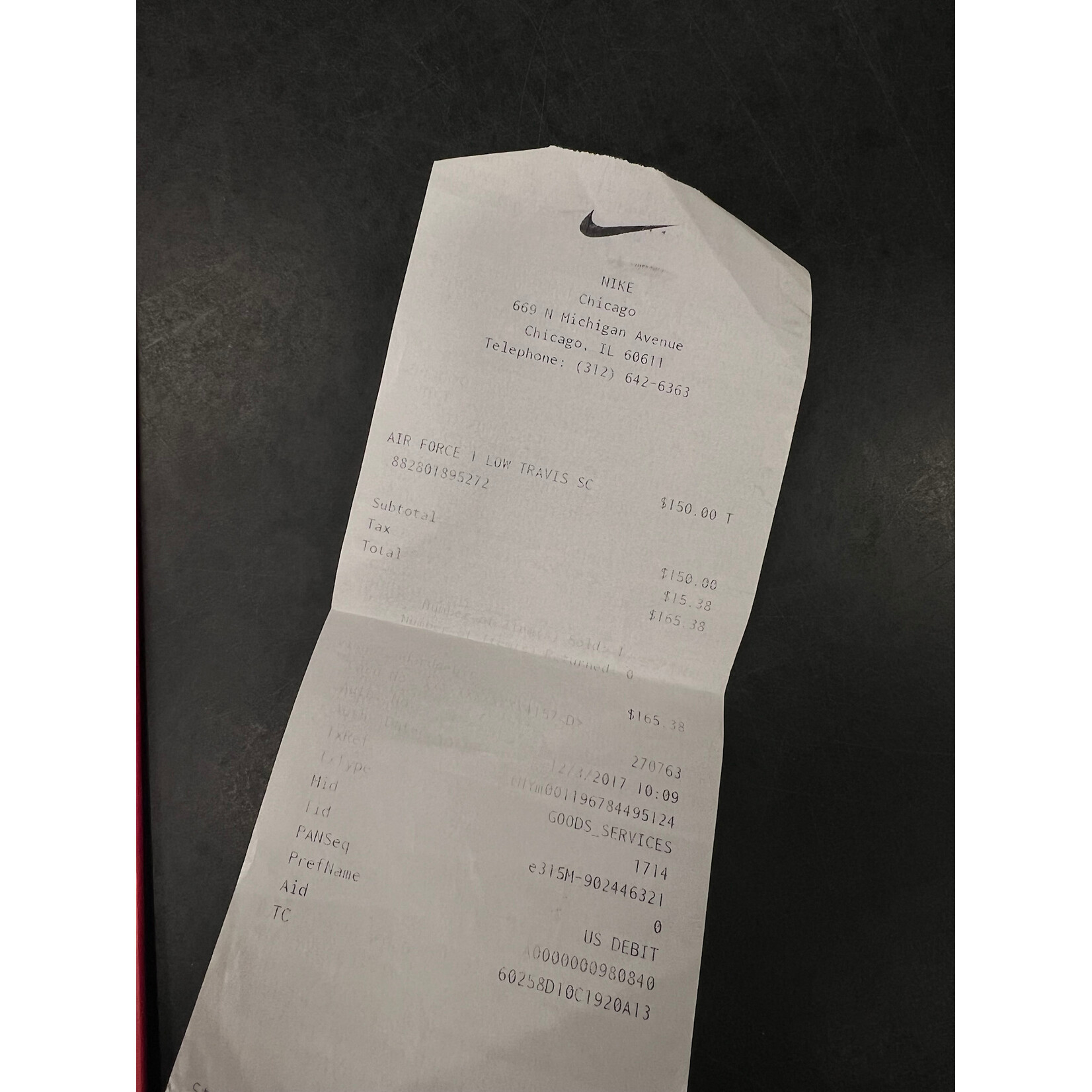 Nike Nike Air Force 1 Low Travis Scott (AF100) Size 10, DS BRAND NEW