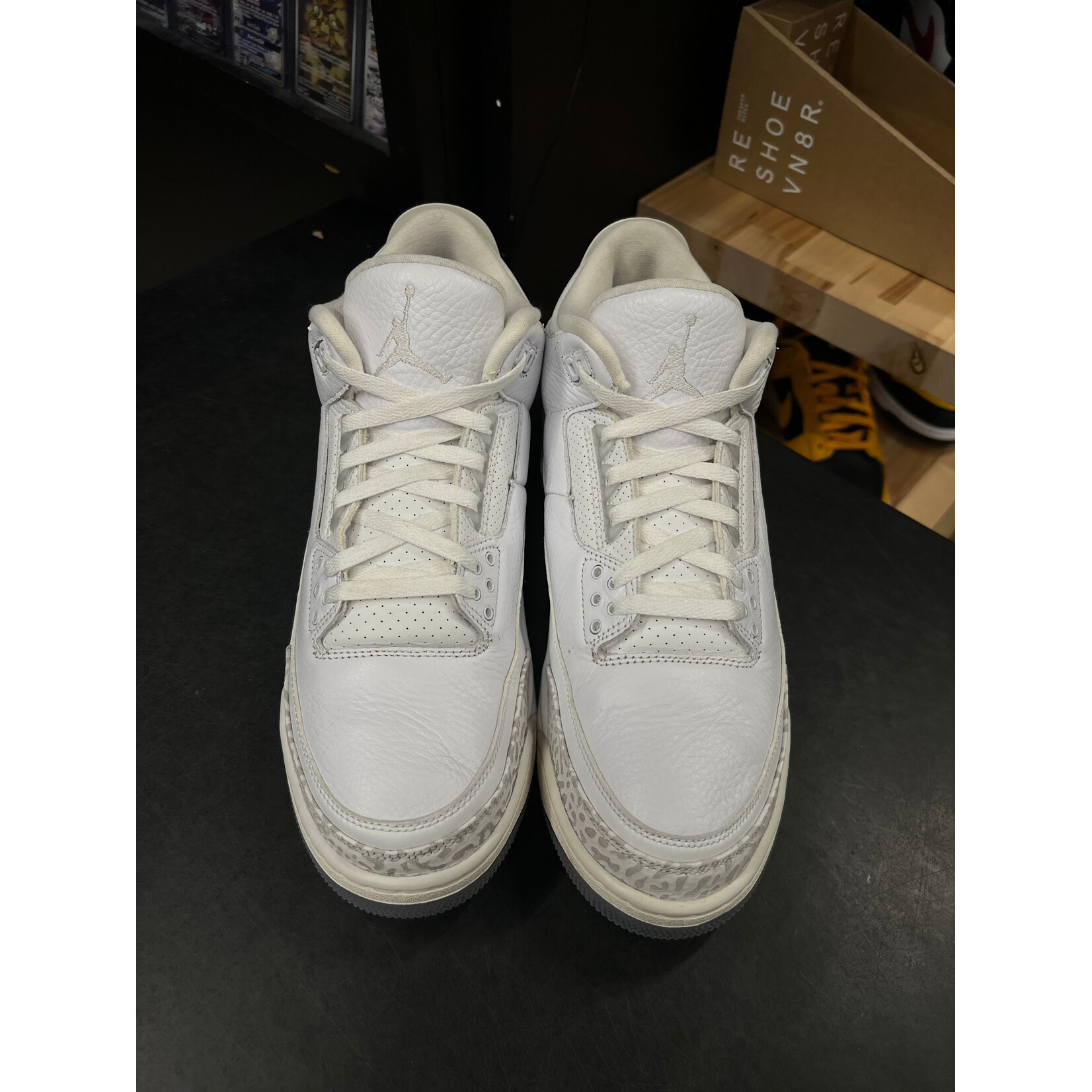 Jordan Jordan 3 Retro Pure White (2018) Size 12, PREOWNED