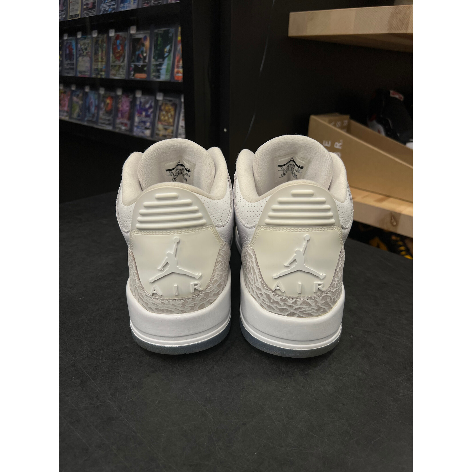 Jordan Jordan 3 Retro Pure White (2018) Size 12, PREOWNED