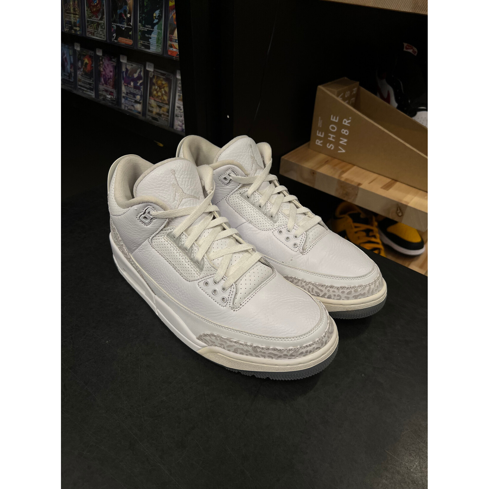 Jordan Jordan 3 Retro Pure White (2018) Size 12, PREOWNED