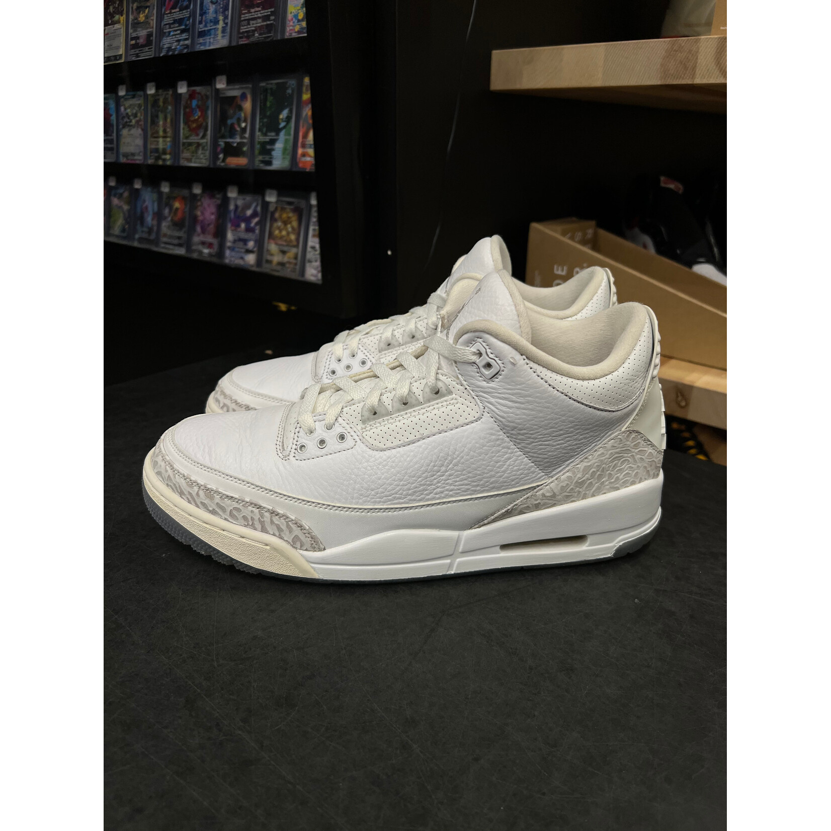 Jordan Jordan 3 Retro Pure White (2018) Size 12, PREOWNED