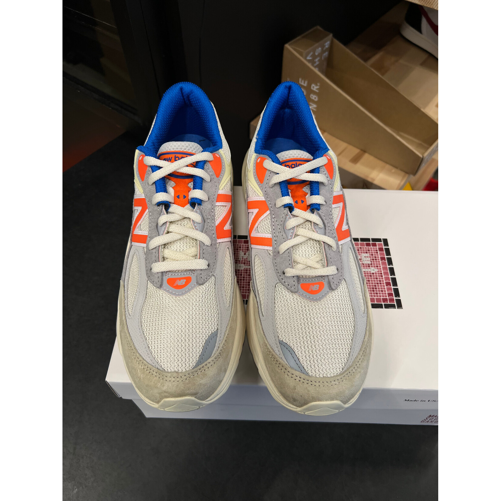 New New Balance 990v6 MiUSA Ronnie Fieg Madison Square Garden Sandrift Size 9.5, PREOWNED