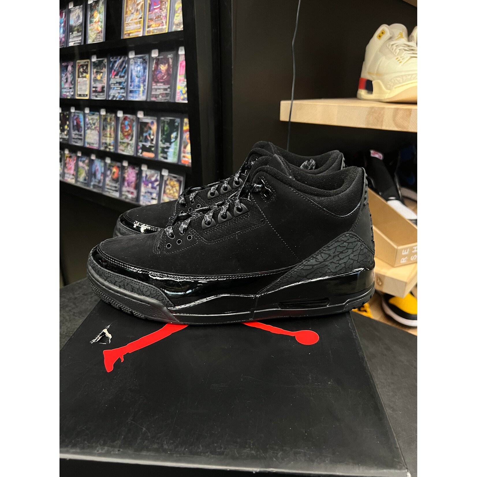 Jordan Jordan 3 Retro Black Cat (2025) Size 12, PREOWNED