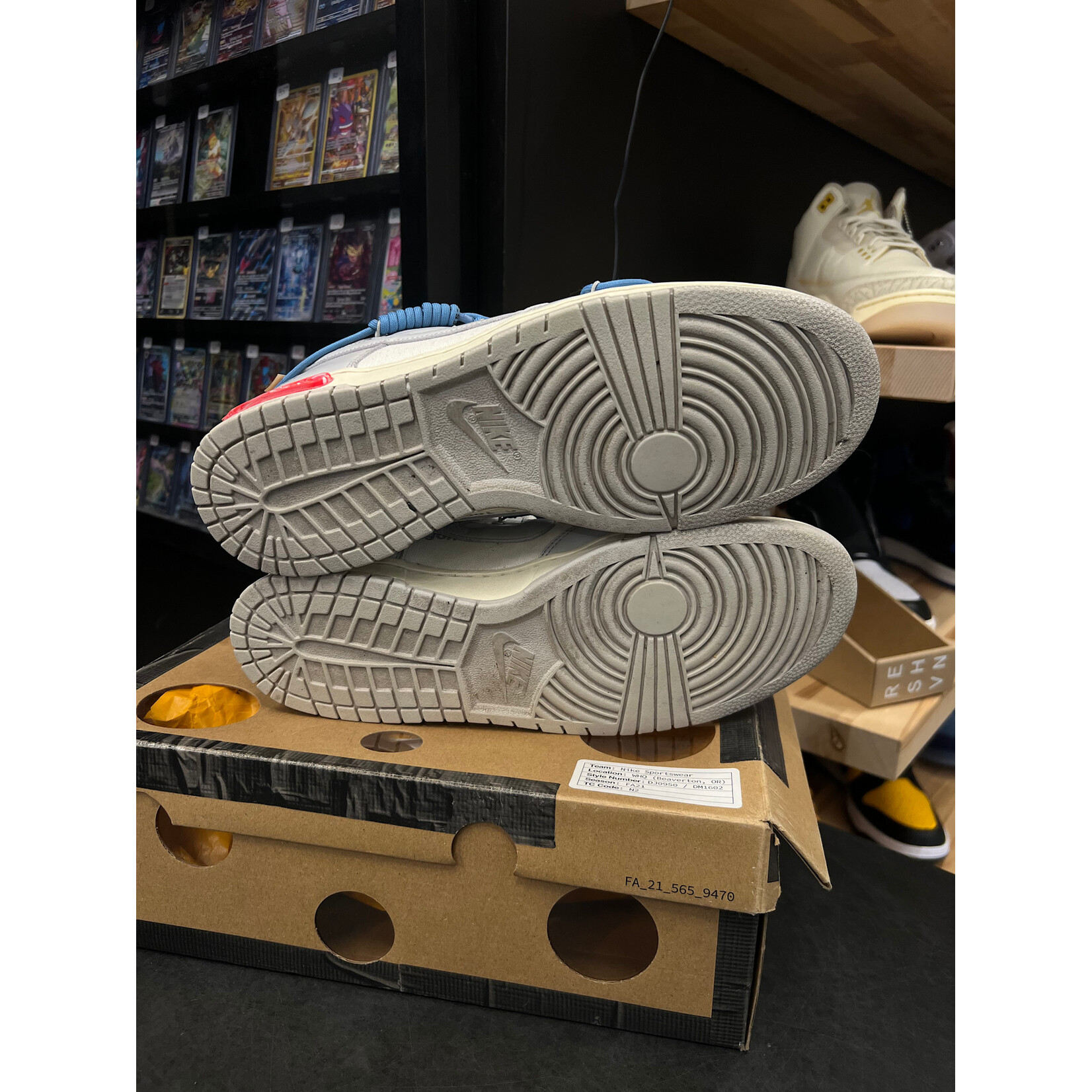 Nike Nike Dunk Low Off-White "Lot 5" Size 12, PREOWNED