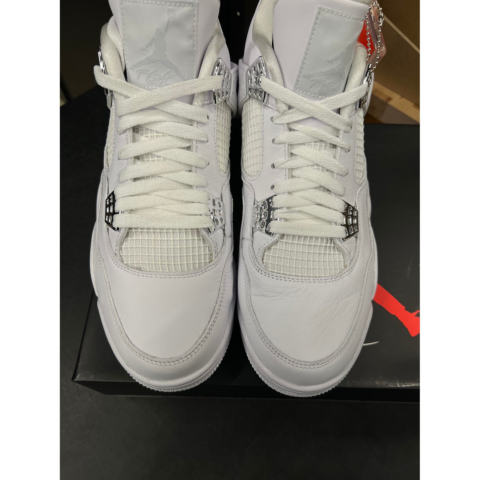 Jordan Jordan 4 Retro Pure Money (2017) Size 11.5, DS BRAND NEW W/ DEFECTS