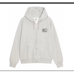 Stussy Stussy x Nike Fleece Zip Hoodie Grey Heather Size M, DS BRAND NEW