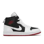 Jordan Jordan 1 Mid SE Utility Canvas White Black Gym Red (Women's) Size 10.5W, DS BRAND NEW