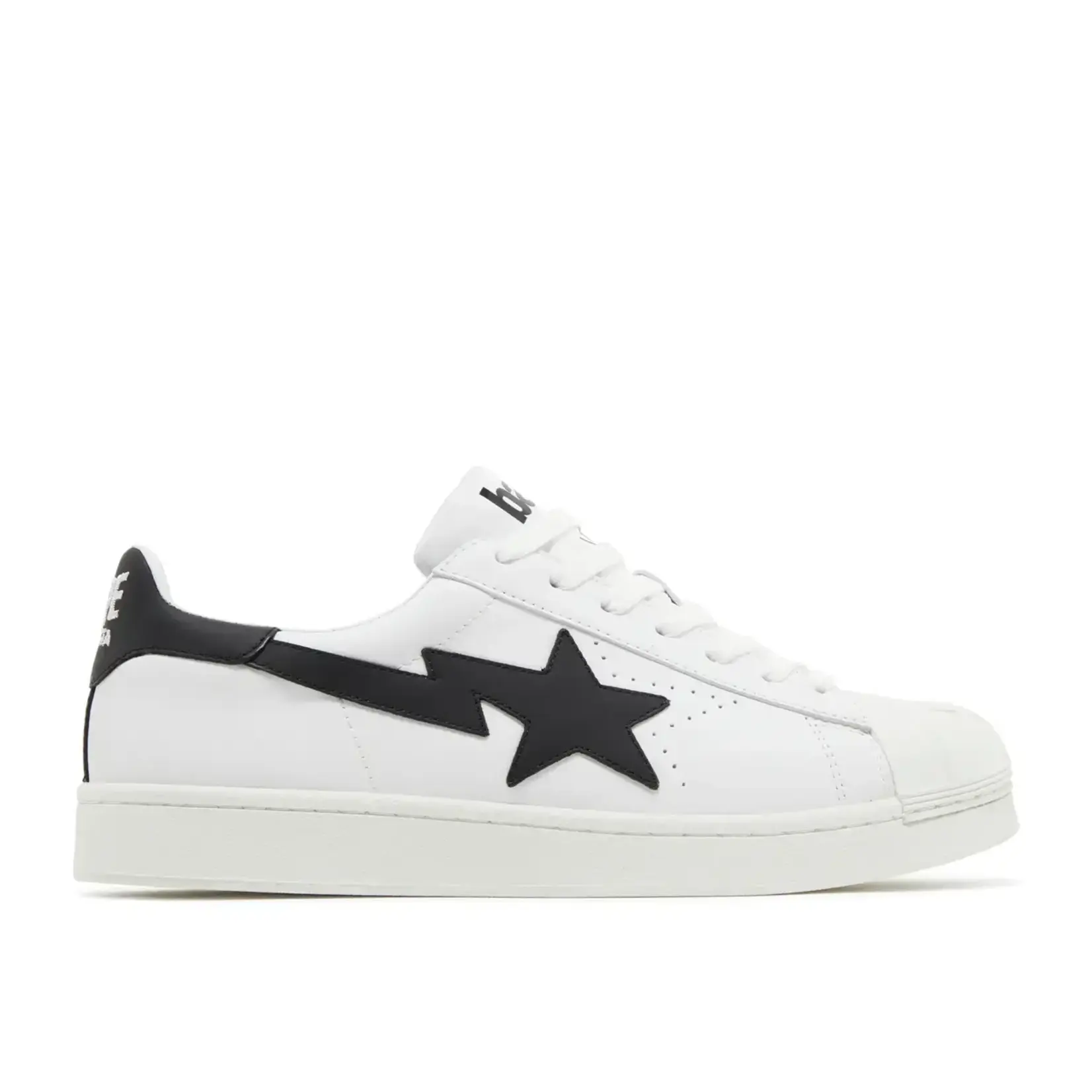 Bapesta Bapesta Skull Sta White Black Size 8.5, DS BRAND NEW