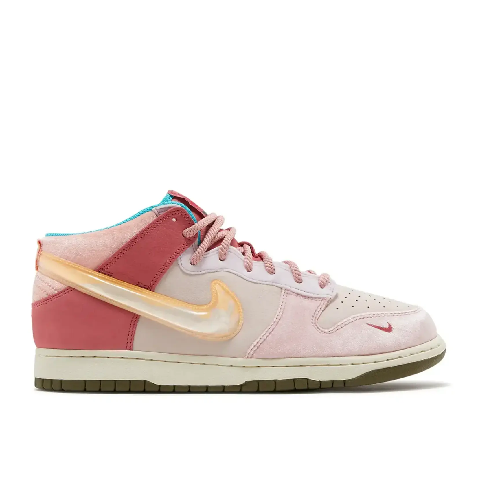 Nike Nike Dunk Mid Social Status Free Lunch Strawberry Milk Size 11.5, DS BRAND NEW DAMAGED BOX
