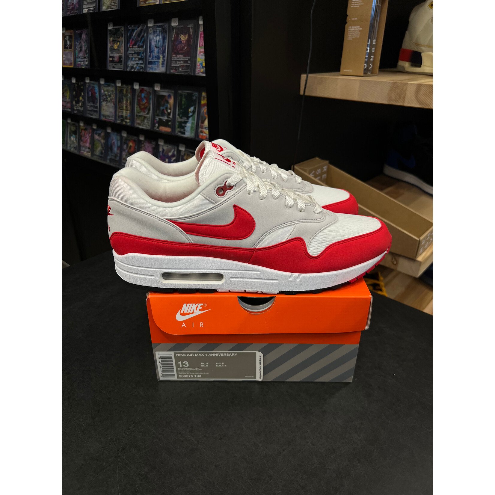 Nike Nike Air Max 1 Anniversary Red (2017/2018 Restock Pair) Size 13, PREOWNED