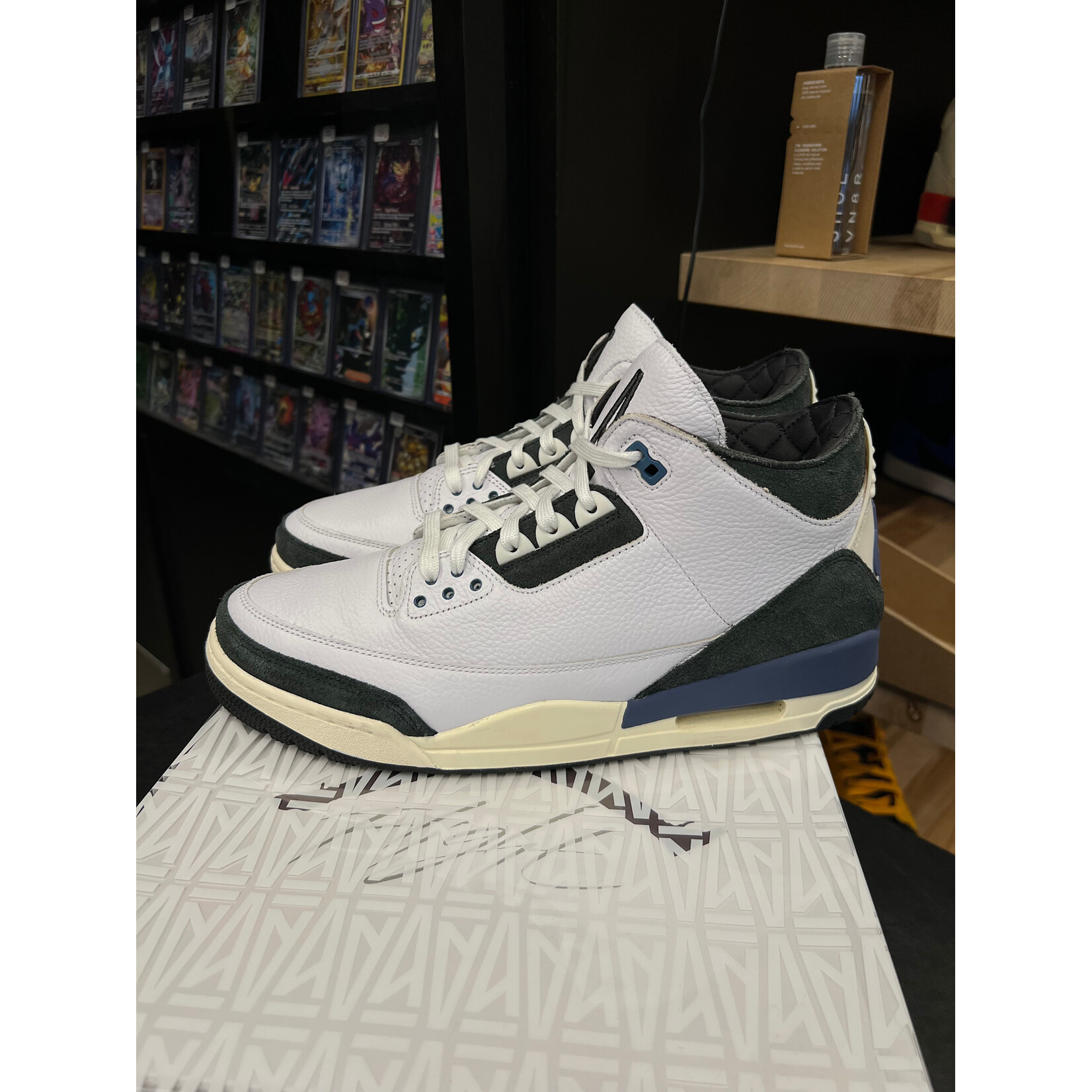 Jordan Jordan 3 Retro OG SP A Ma Maniére Diffused Blue Size 13, PREOWNED
