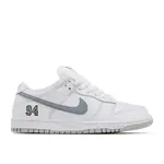 Nike Nike SB Dunk Low Supreme 94 White Metallic Silver Size 15, DS BRAND NEW