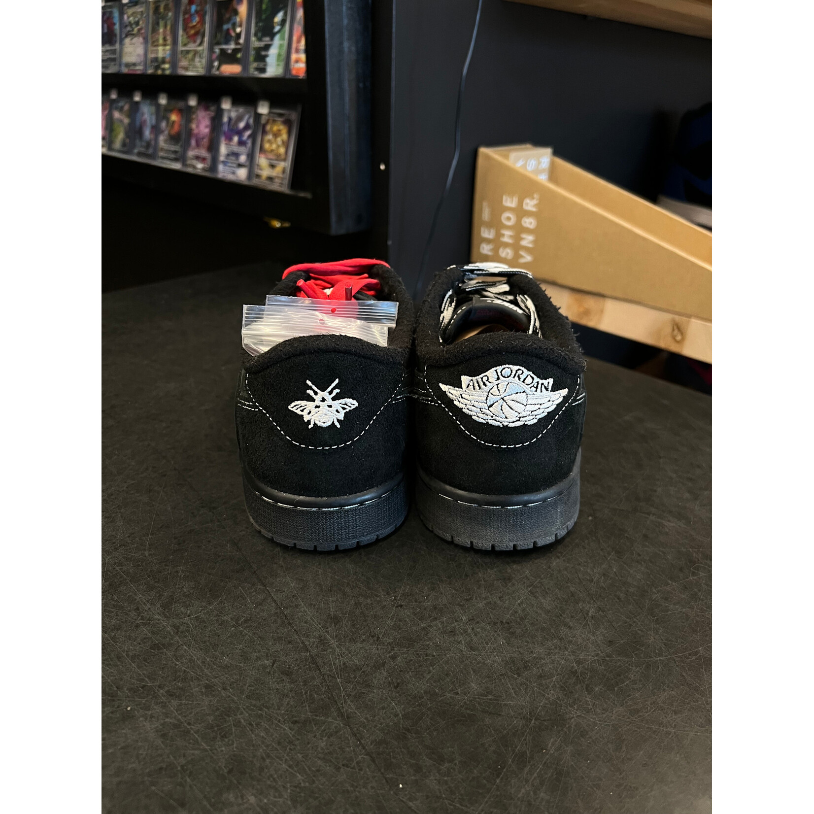 Jordan Jordan 1 Retro Low OG SP Travis Scott Black Phantom Size 10, PREOWNED