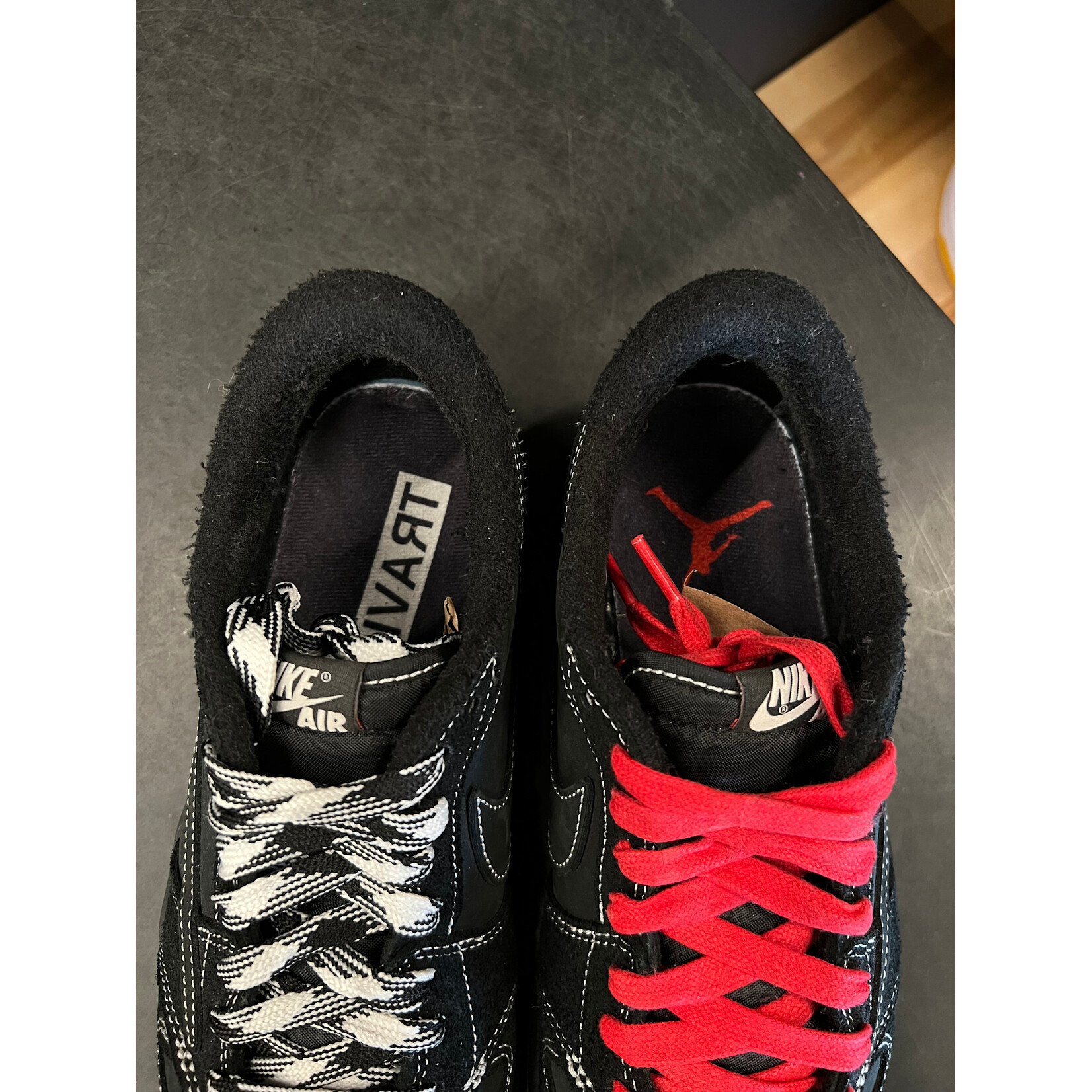 Jordan Jordan 1 Retro Low OG SP Travis Scott Black Phantom Size 10, PREOWNED