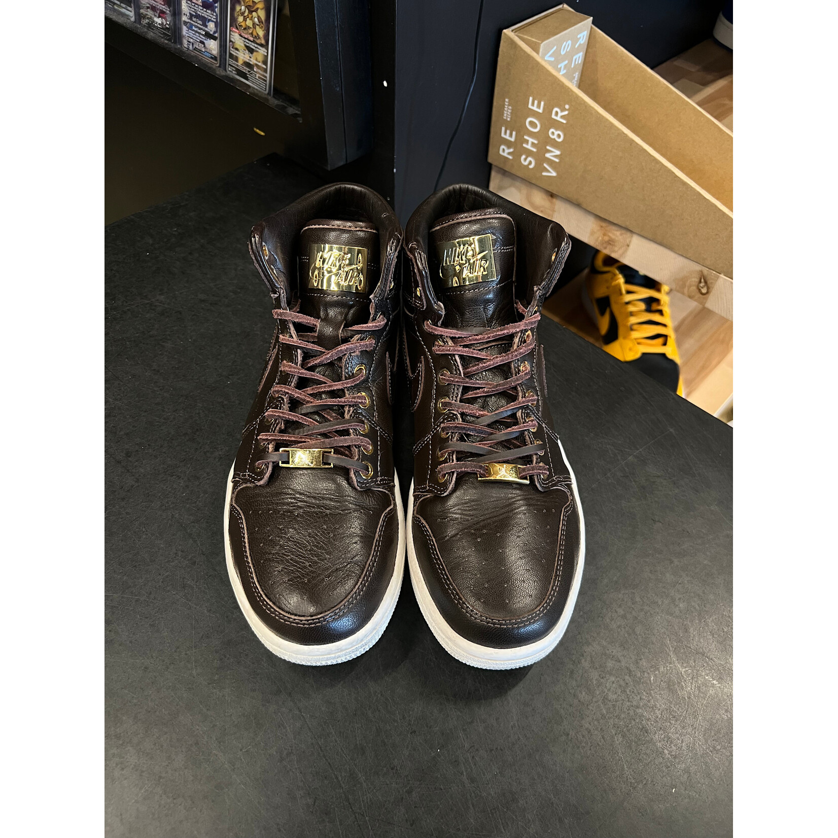 Jordan Jordan 1 Retro Pinnacle Baroque Brown Size 9.5, PREOWNED