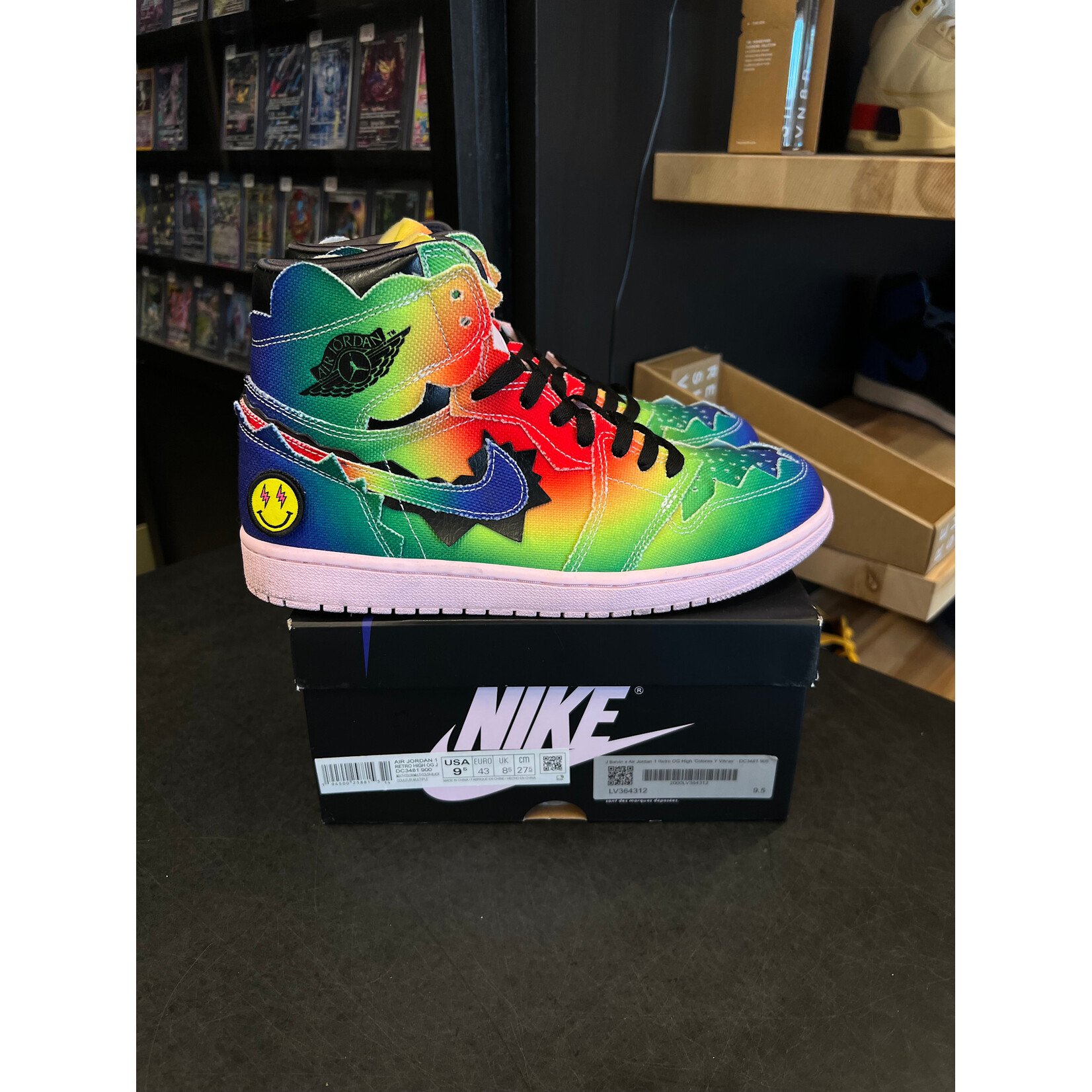 Jordan Jordan 1 Retro High J Balvin Size 9.5, PREOWNED