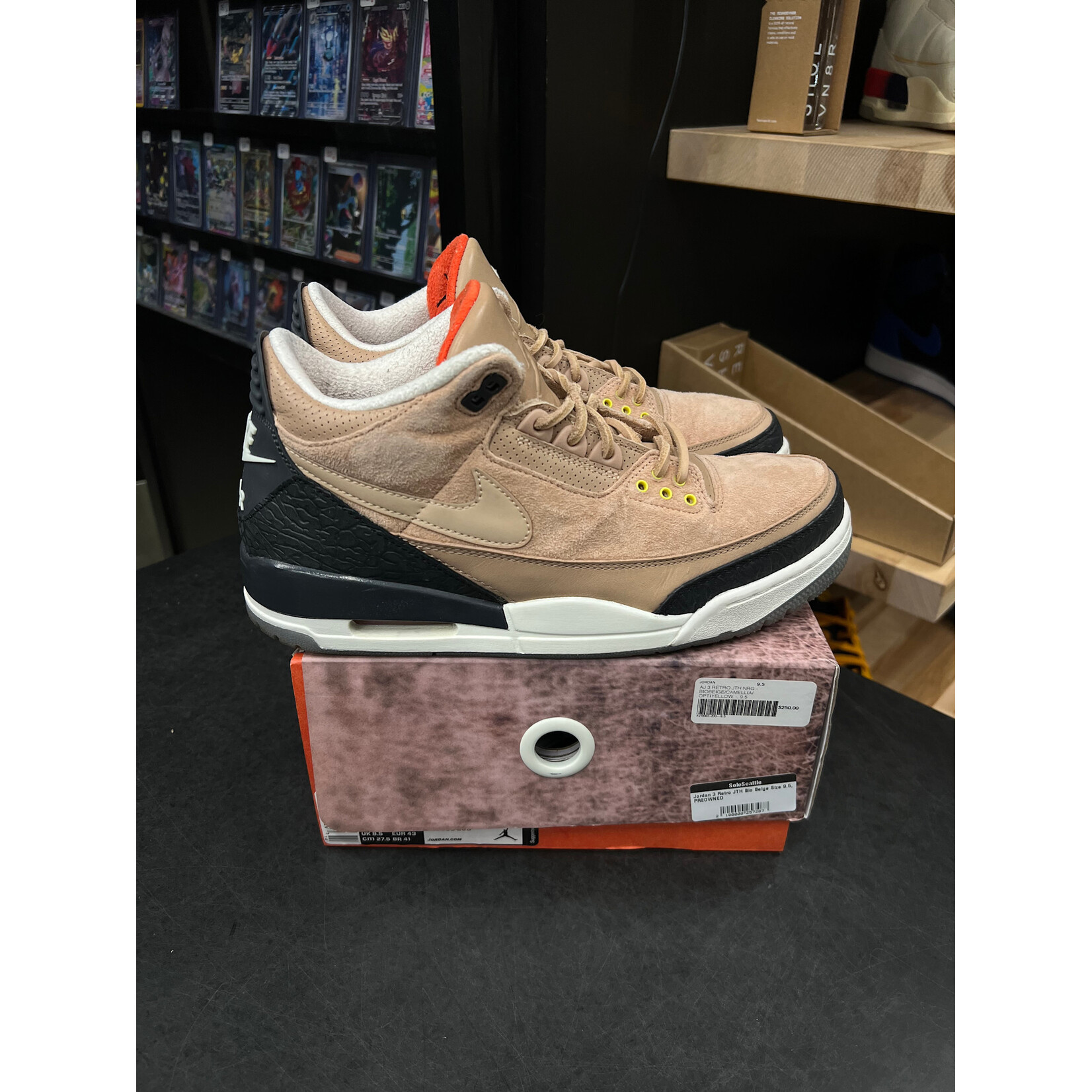 Jordan Jordan 3 Retro JTH Bio Beige Size 9.5, PREOWNED