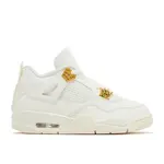 Jordan Jordan 4 Retro Metallic Gold (Women's) Size 10W, DS BRAND NEW CREASED