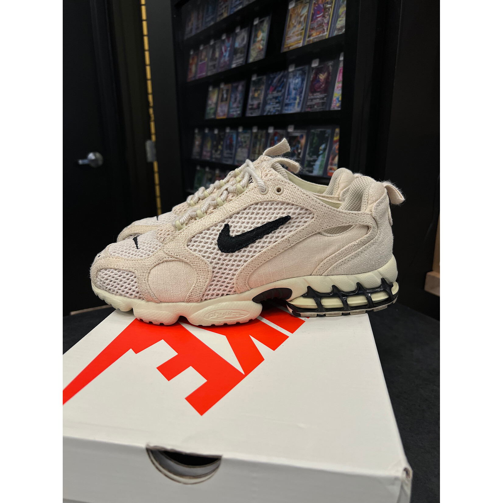 Nike Nike Air Zoom Spiridon Cage 2 Stussy Fossil Size 9.5, PREOWNED