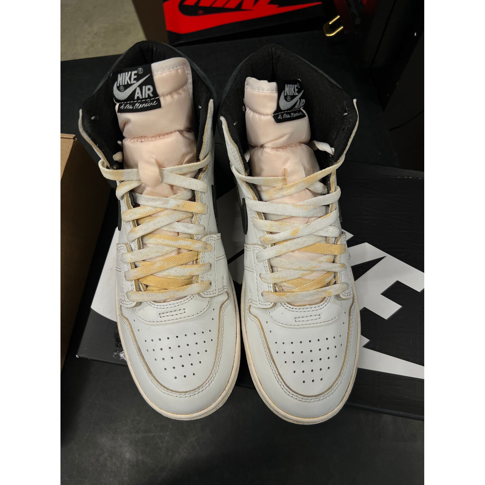 Nike Nike Jordan Air Ship PE SP A Ma Maniére White Black Size 9.5, PREOWNED