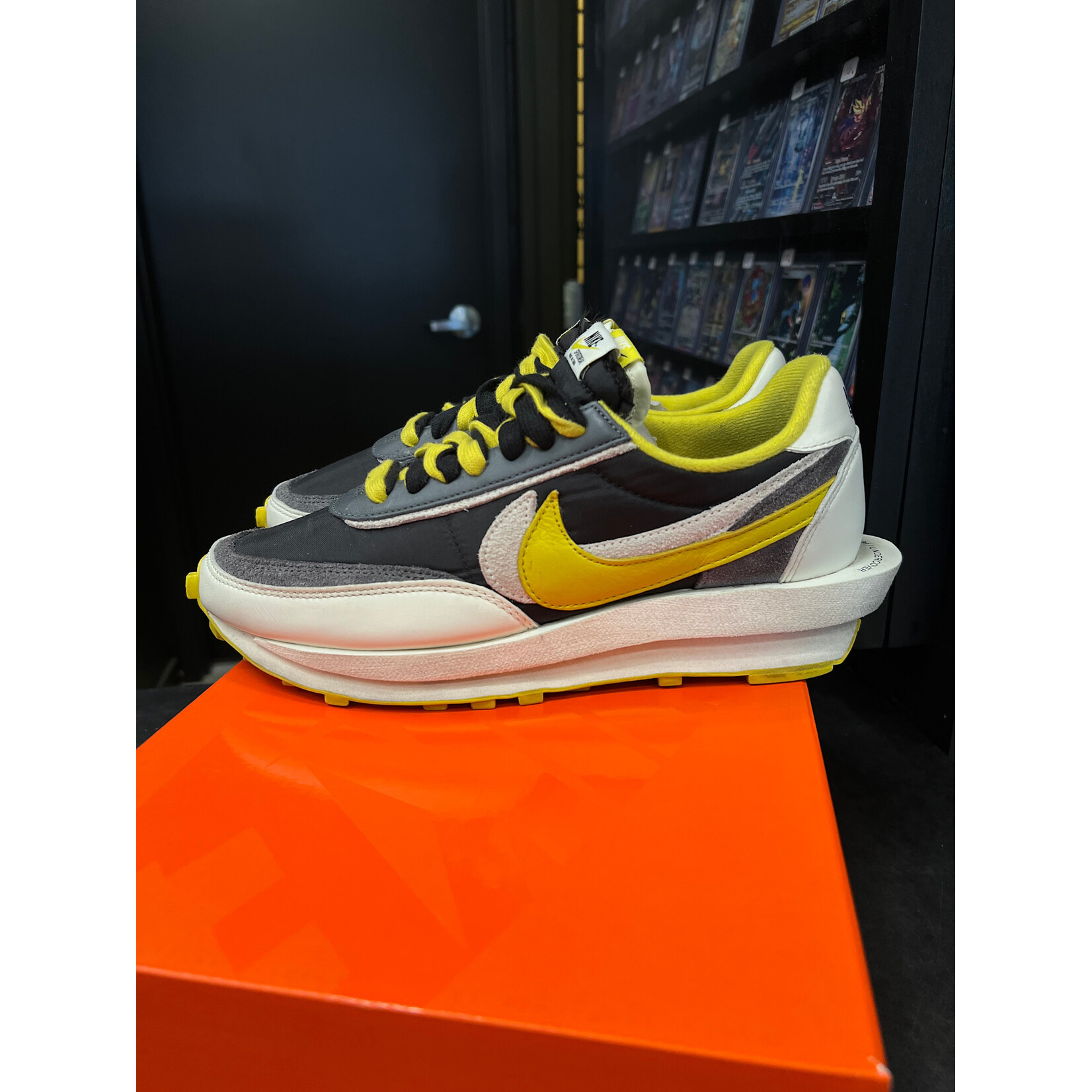 Nike Nike LD Waffle sacai Undercover Black Bright Citron Size 9, PREOWNED