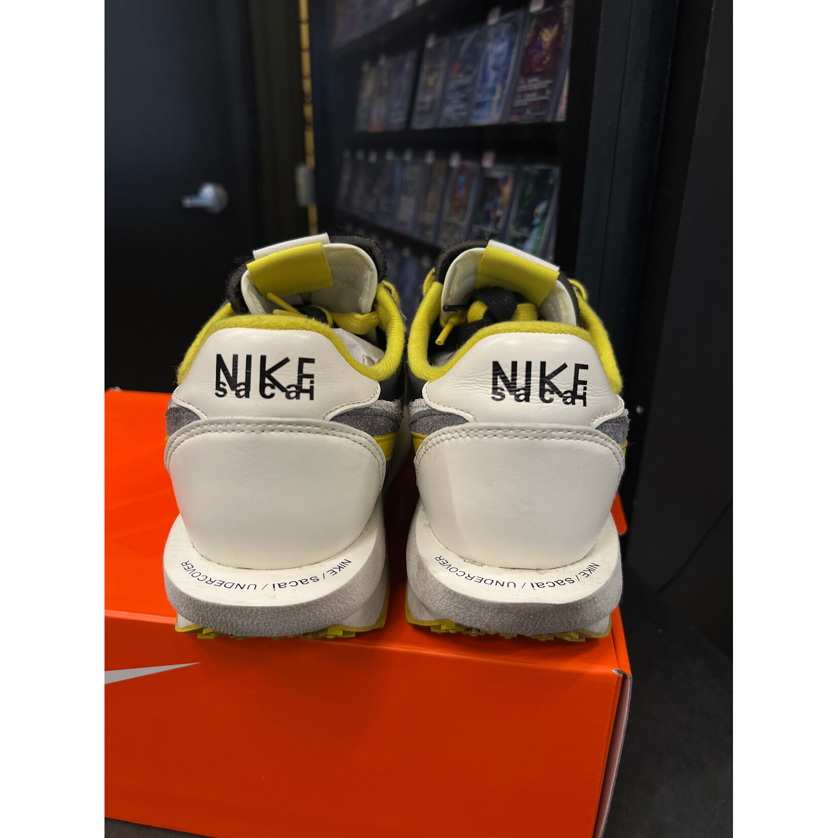 Nike Nike LD Waffle sacai Undercover Black Bright Citron Size 9, PREOWNED