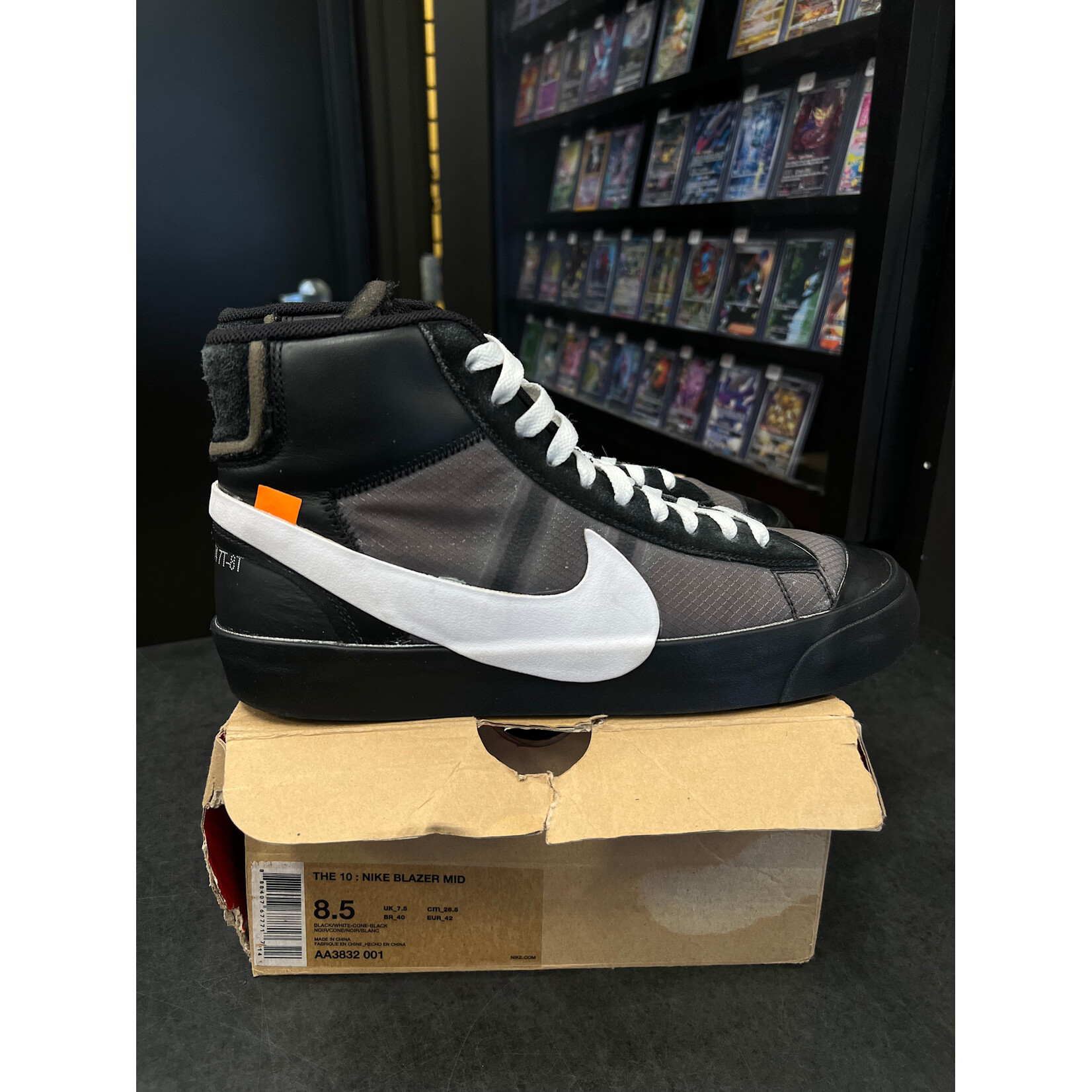 Nike Nike Blazer Mid Off-White Grim Reaper Size 8.5, PREOWNED