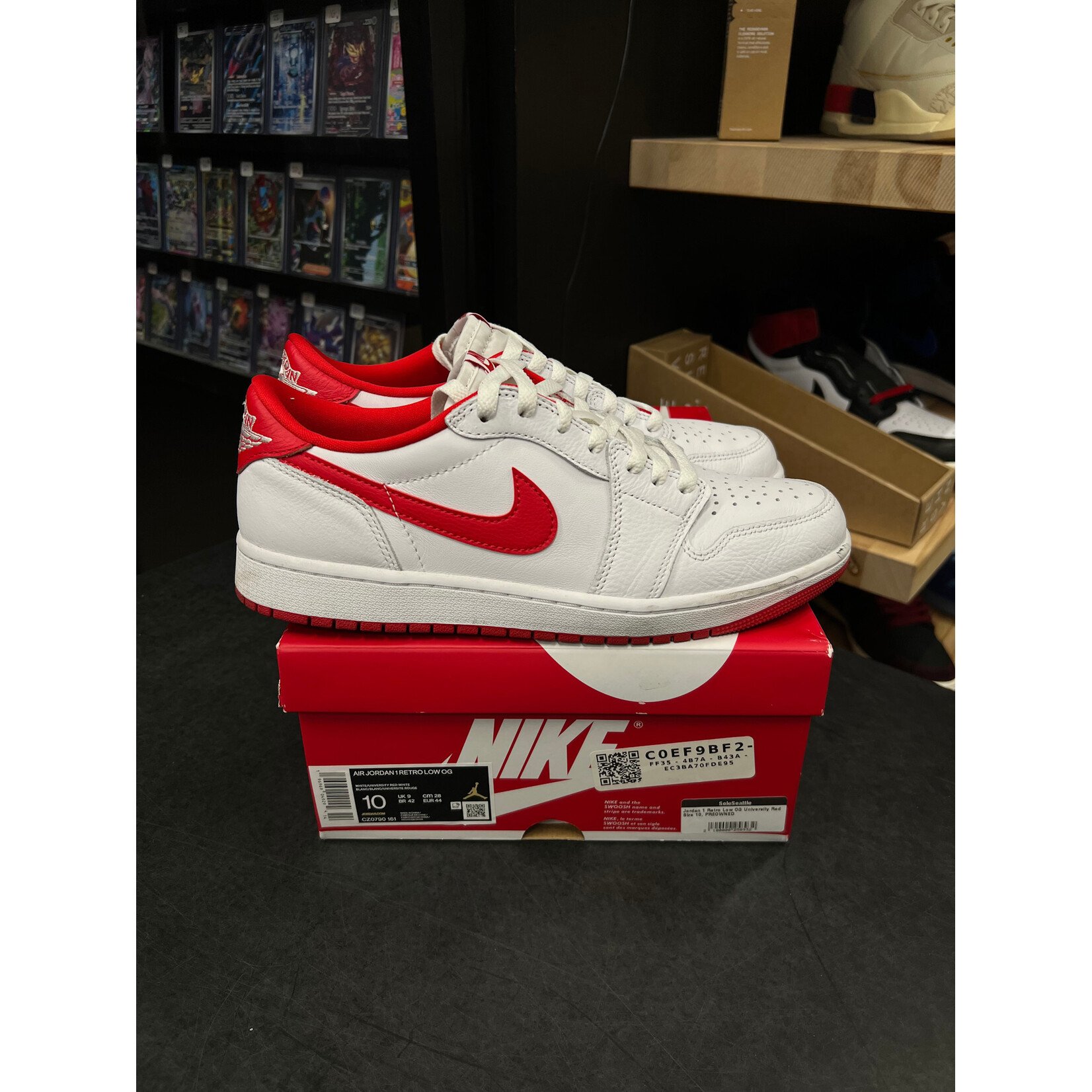 Jordan Jordan 1 Retro Low OG University Red Size 10, PREOWNED