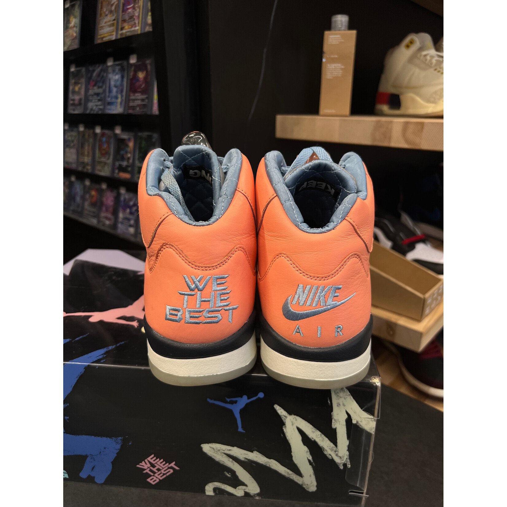 Jordan Jordan 5 Retro DJ Khaled We The Best Crimson Bliss Size 9, PREOWNED