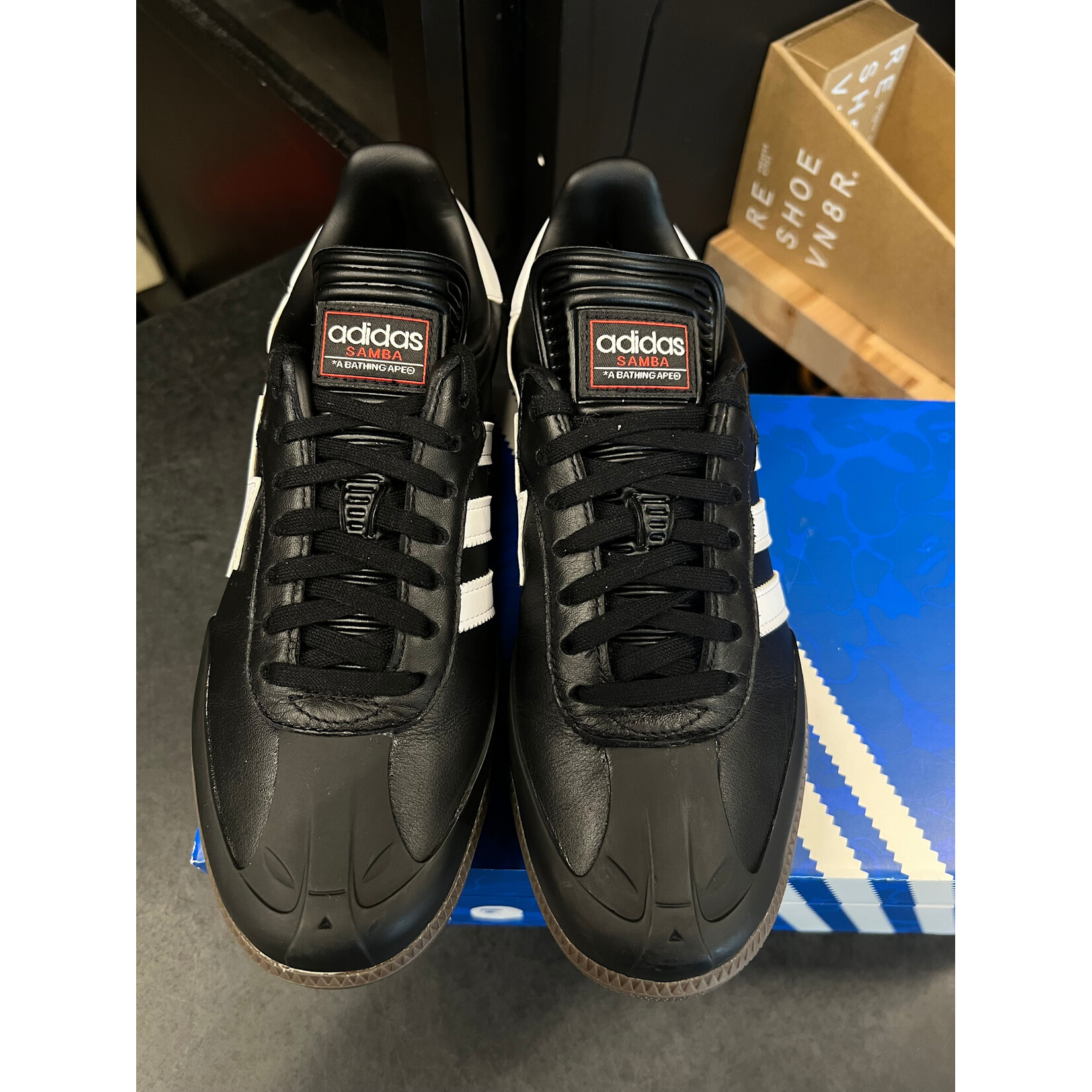 Adidas adidas Samba Bape Black White Gum Size 7.5, PREOWNED