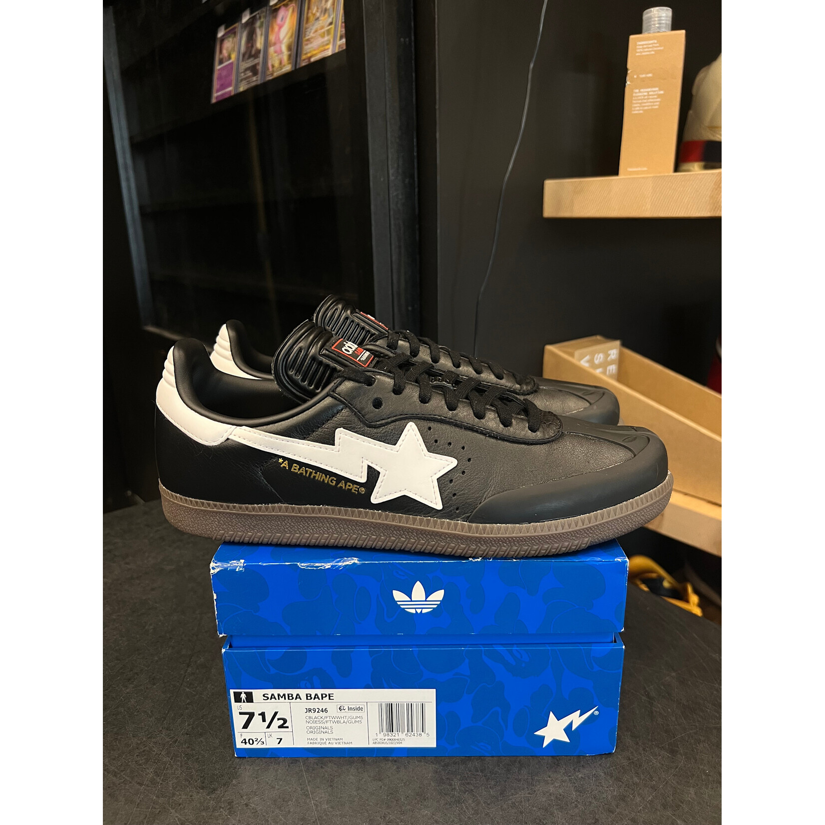 Adidas adidas Samba Bape Black White Gum Size 7.5, PREOWNED