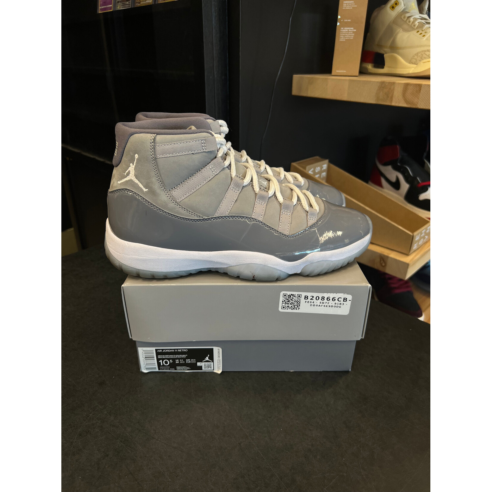 Jordan Jordan 11 Retro Cool Grey (2021) Size 10.5, PREOWNED