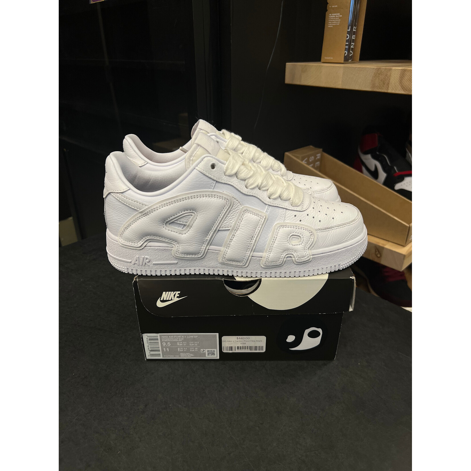 Nike Nike Air Force 1 Low Cactus Plant Flea Market White (2024) Size 9.5, PREOWNED