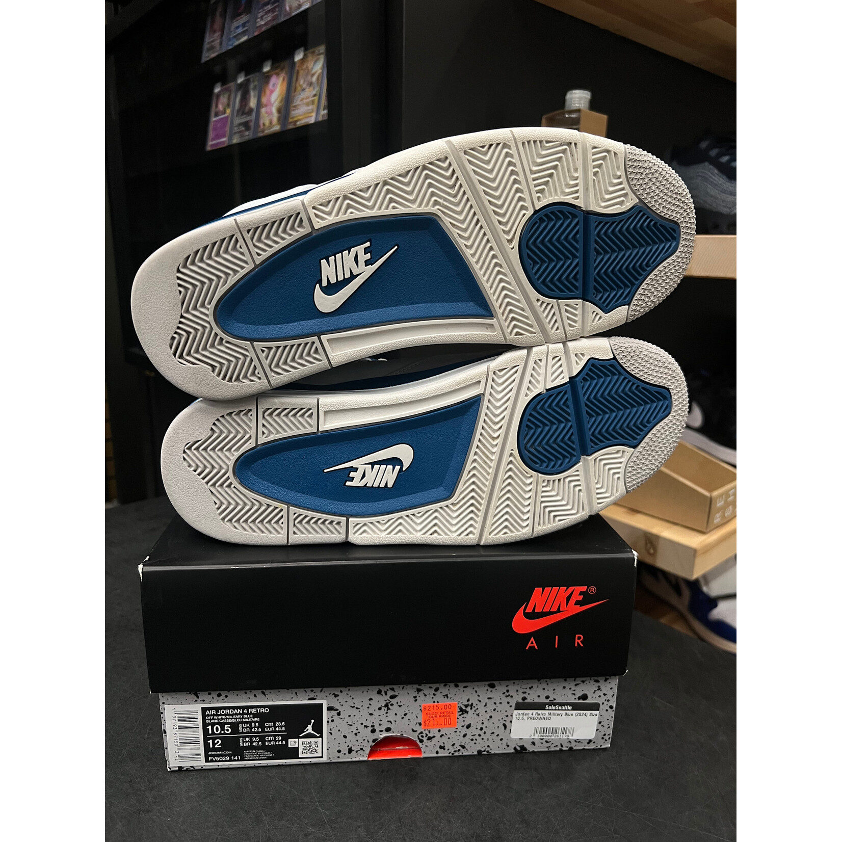 Jordan Jordan 4 Retro Military Blue (2024) Size 10.5, PREOWNED