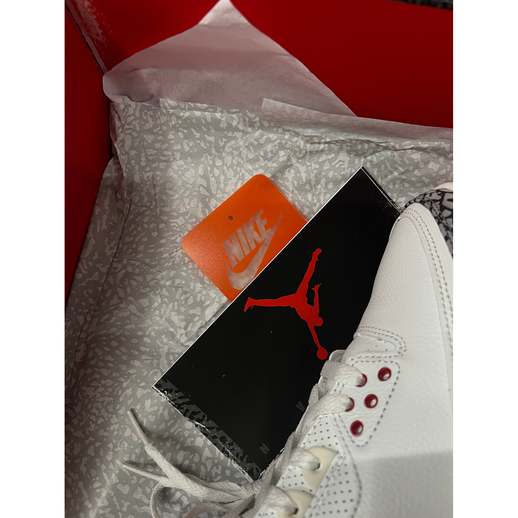 Jordan Jordan 3 Retro White Cement Reimagined Size 10.5, PREOWNED